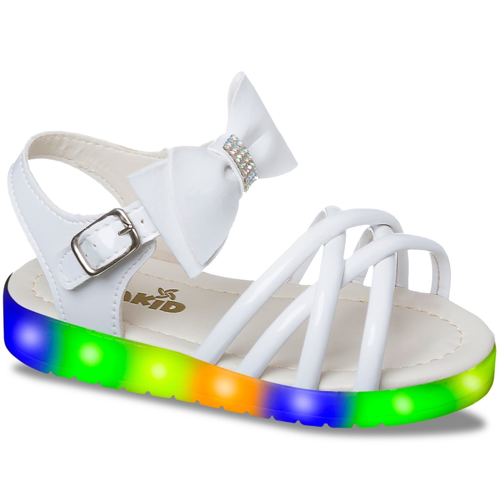 Infantil – Sandália Beakid Menina Com Luz Led Conforto Casual Social