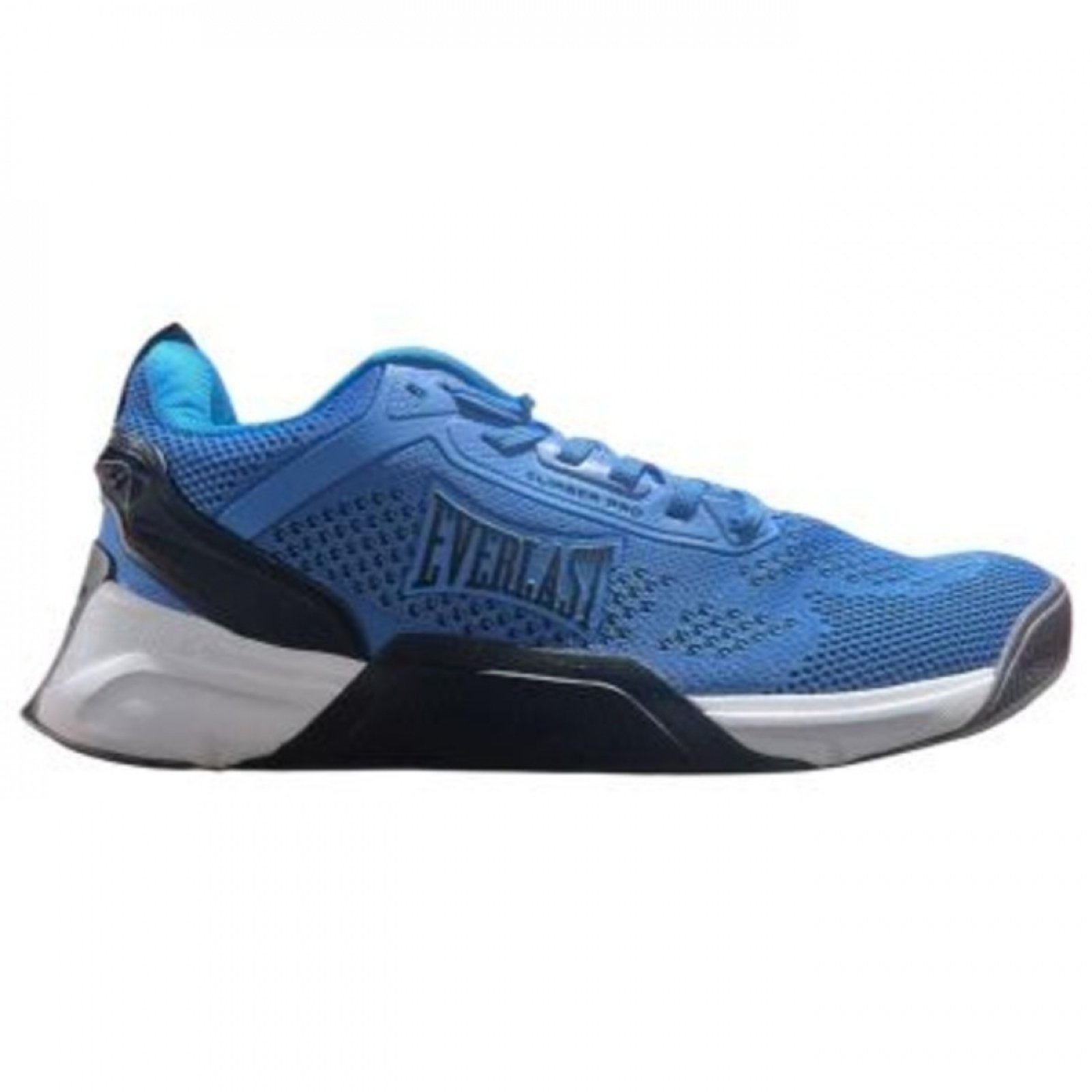 Vista 2 Tênis Everlast Climber Pro preto azul Everlast azul