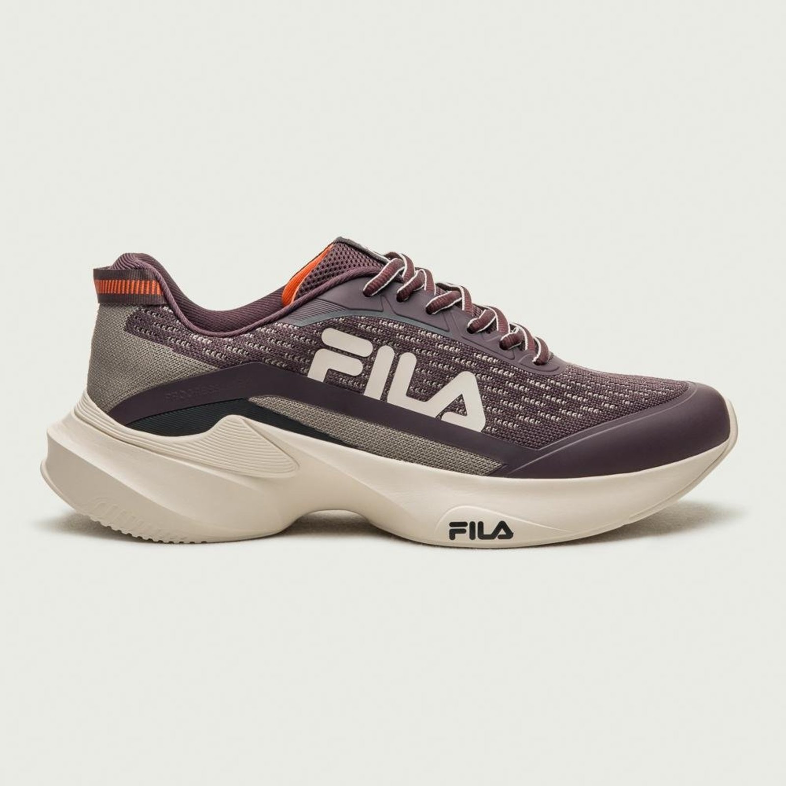 Tênis Fila Progress Lite 2 Masculino Mesh Respirável Marrom