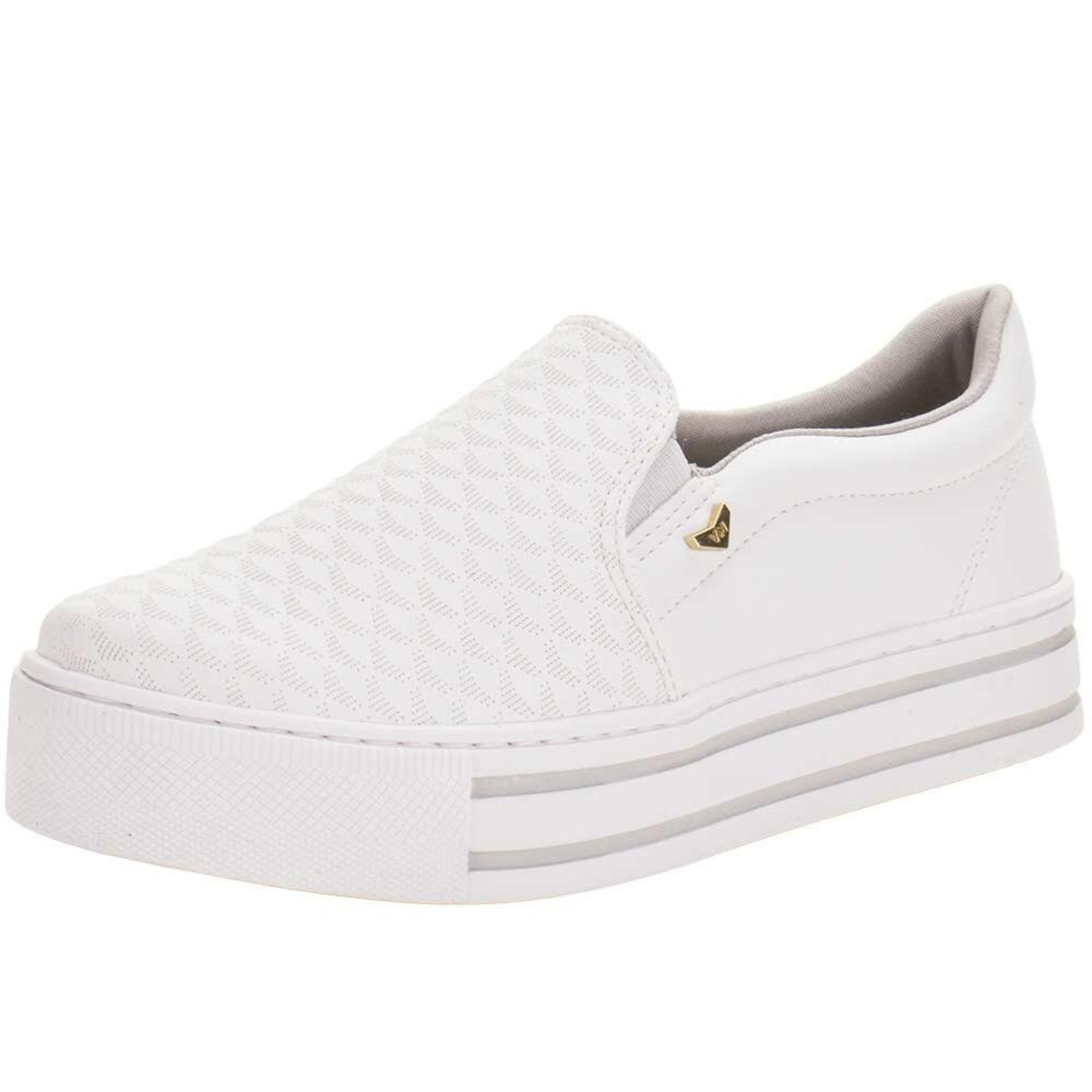 Tênis Feminino Slip On Via Marte 010035 5830035 Branco