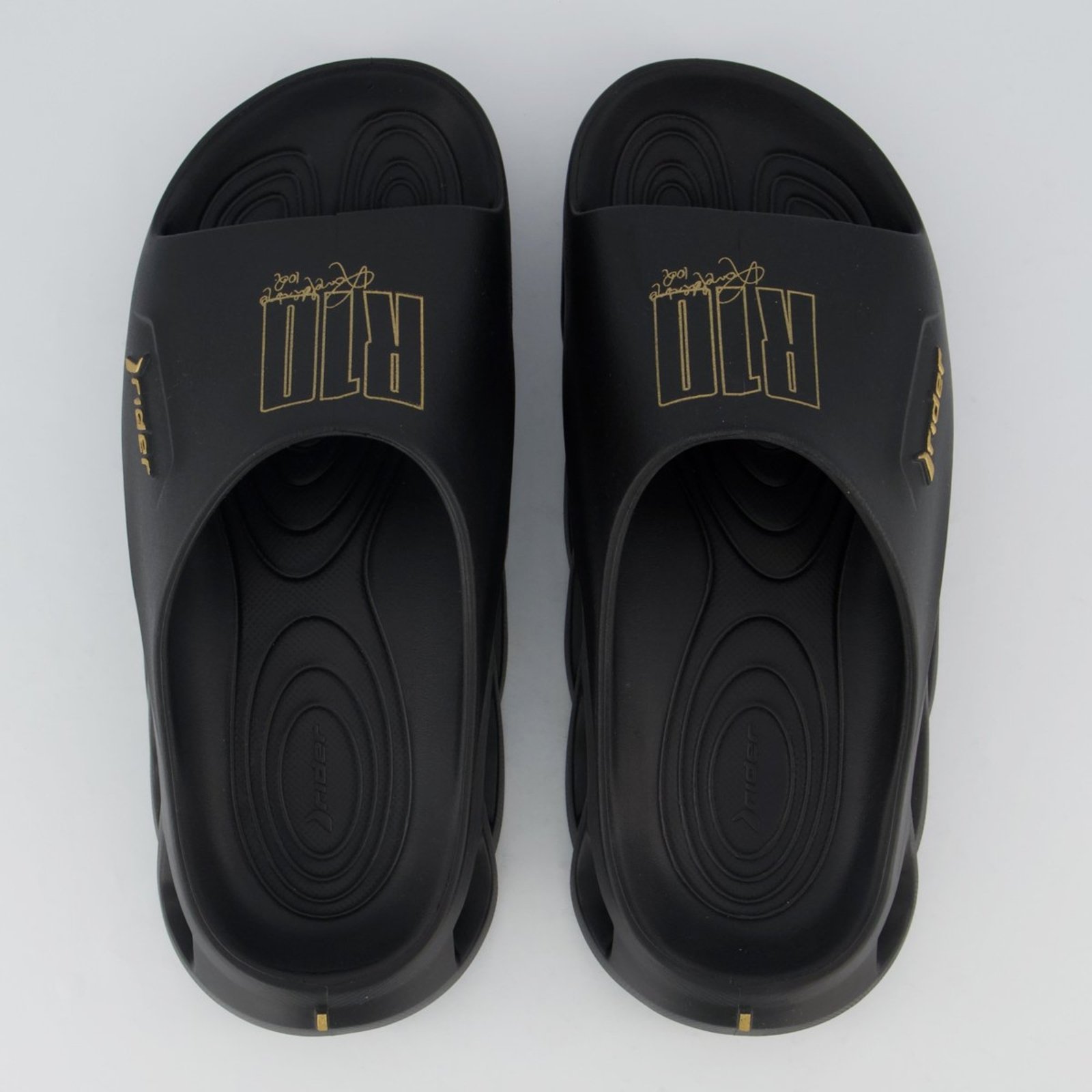 Chinelo Slide Rider Lite + R10 Preto