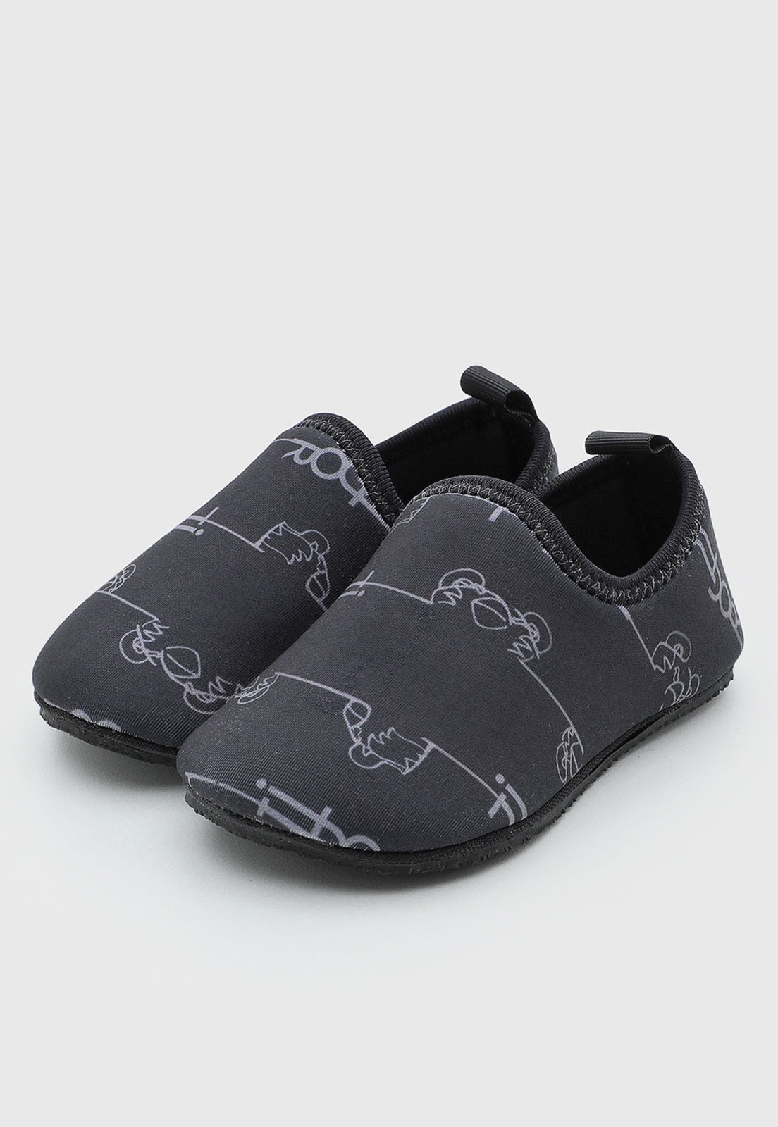 Infantil - Tênis Tigor T Tigre Ezy Comfy Textil Preto