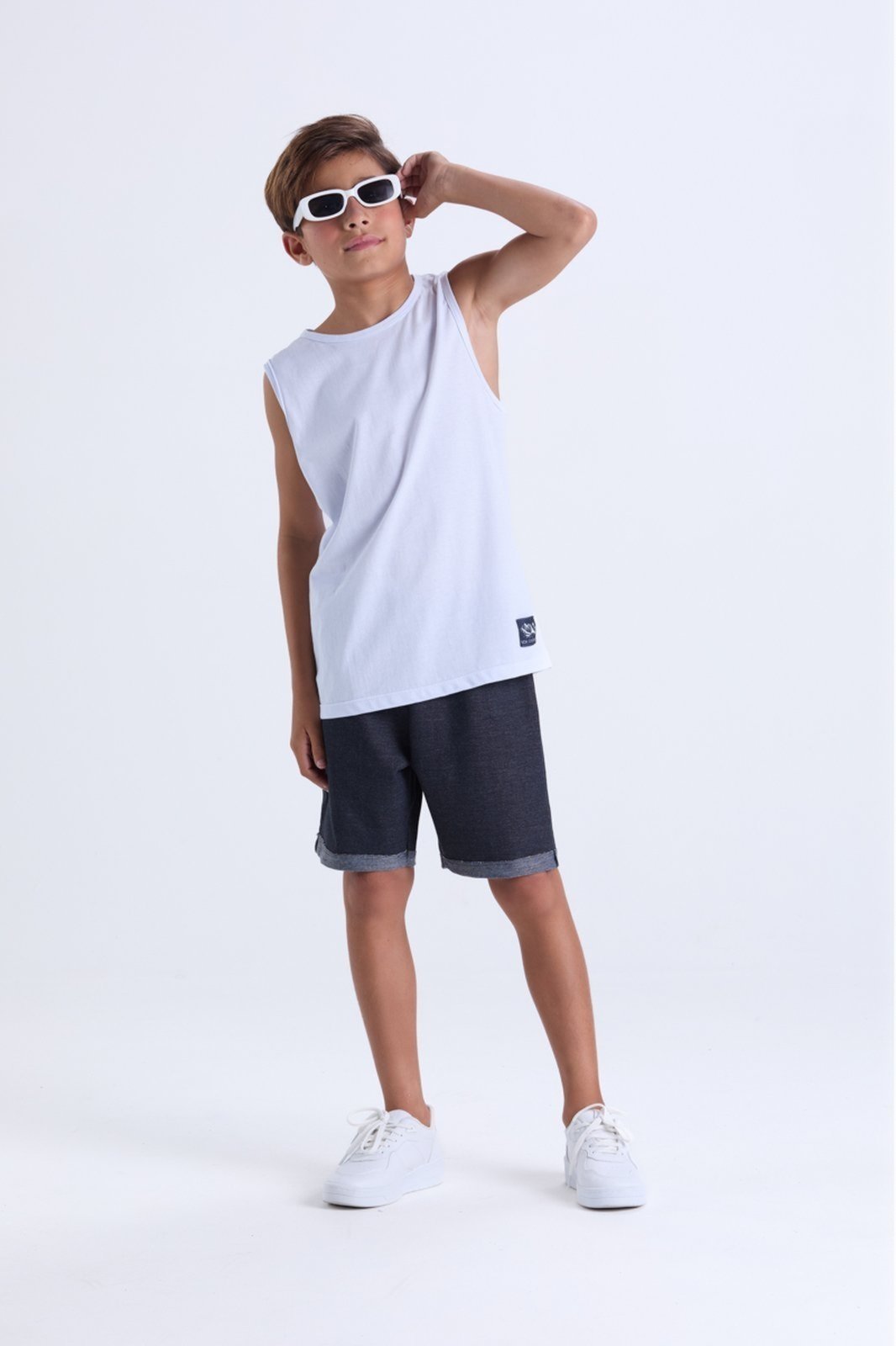 Infantil – Conjunto Masculino de Verão Regata Casual