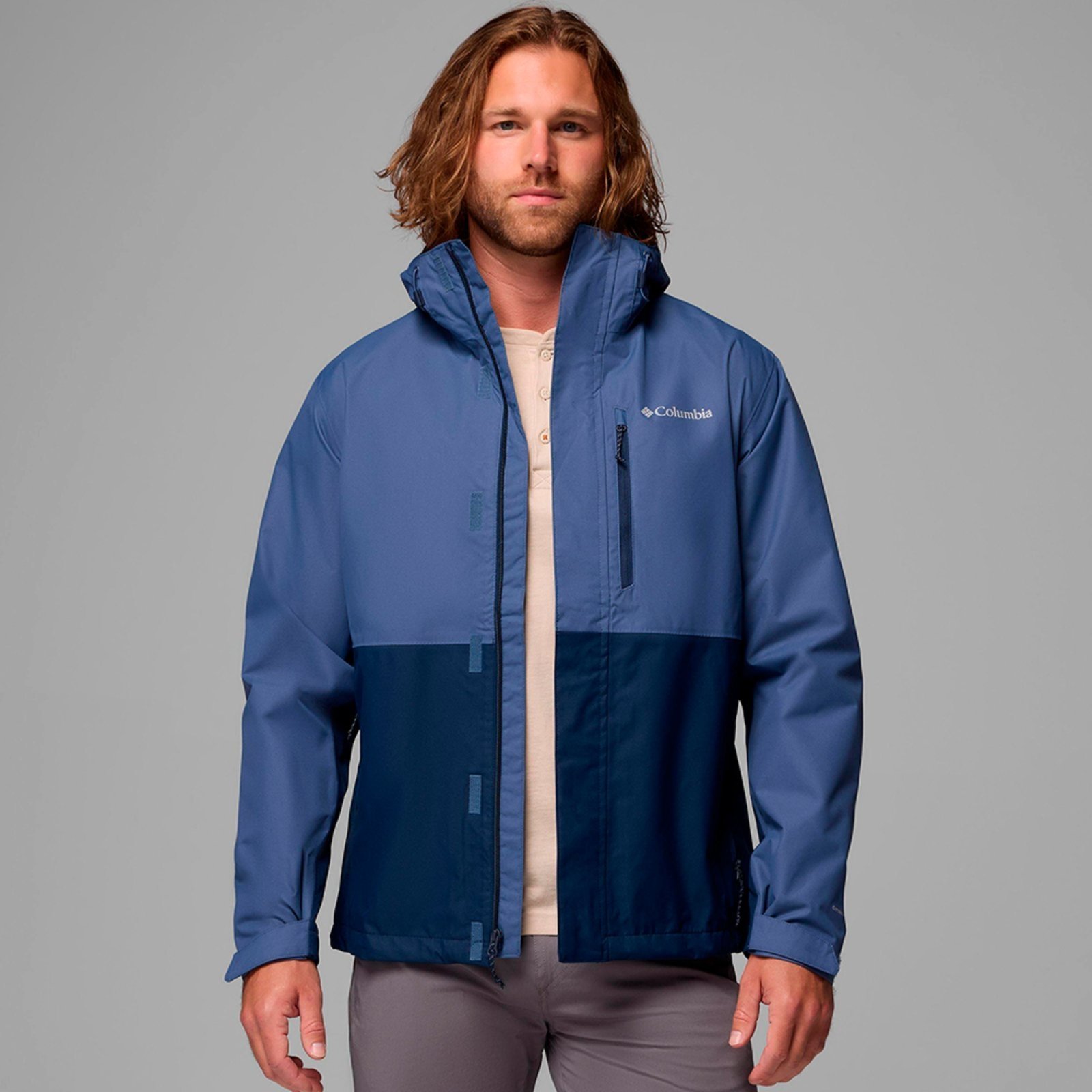 Jaqueta Columbia Hikebound II Marinho Masculino