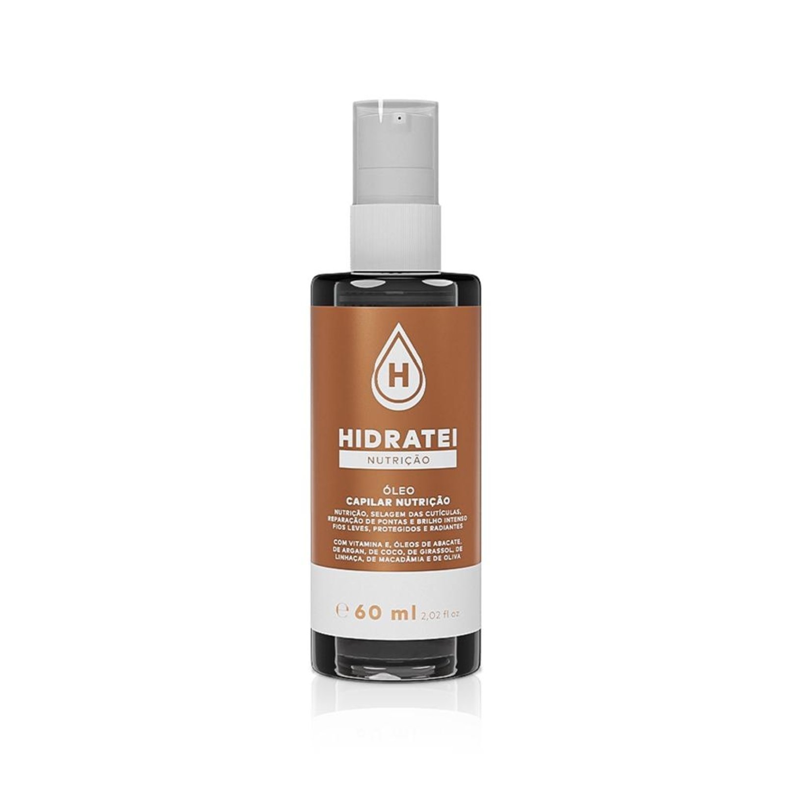 Vista 2 Hidratei Nutrição Óleo Capilar 60ml incolor Hidratei incolor