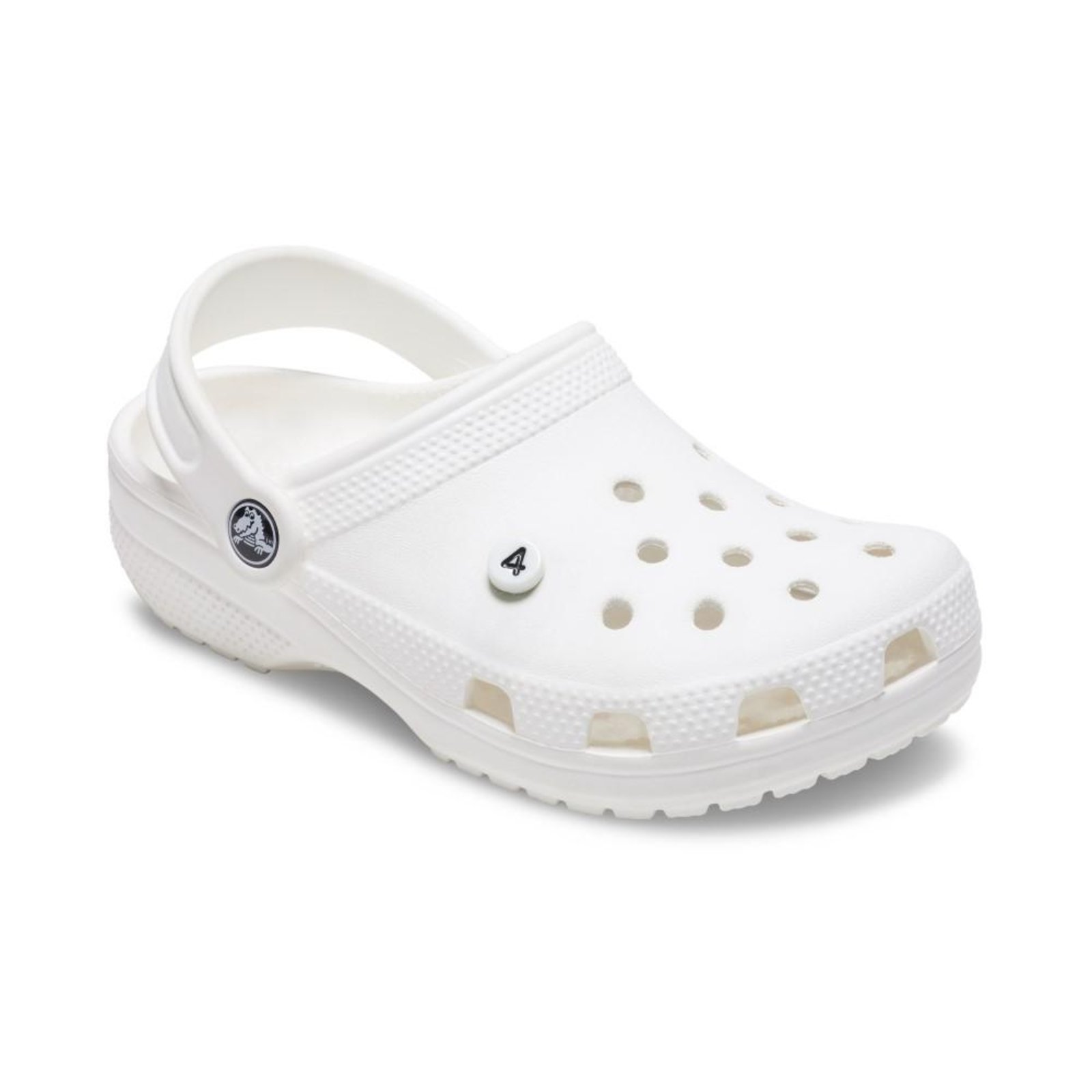 Vista 3 Infantil - Jibbitz™ Número 4 Pequeno Crocs branco Crocs branco