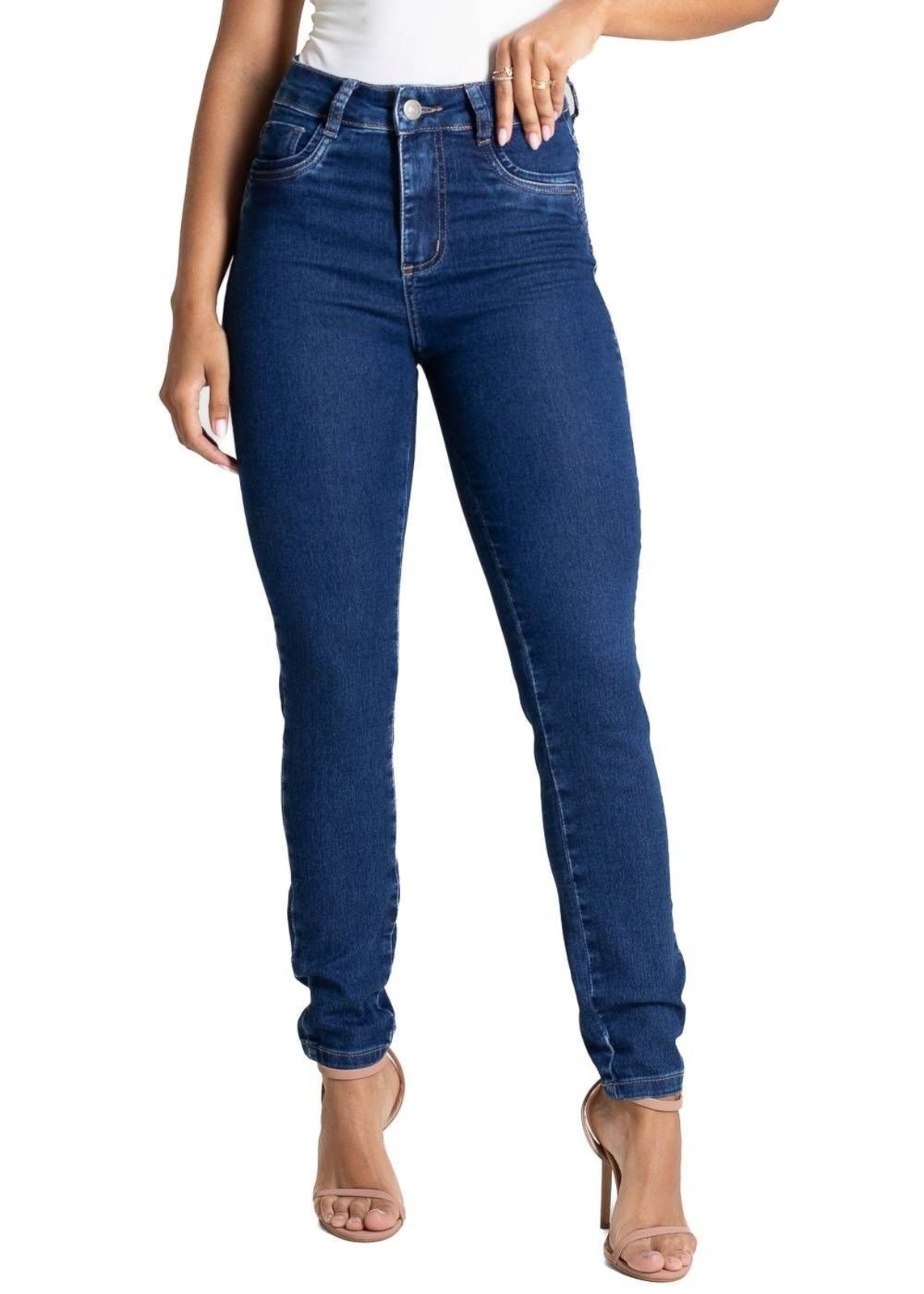 Calça Jeans Sawary Levanta Bumbum - 283009 - Azul - Sawary