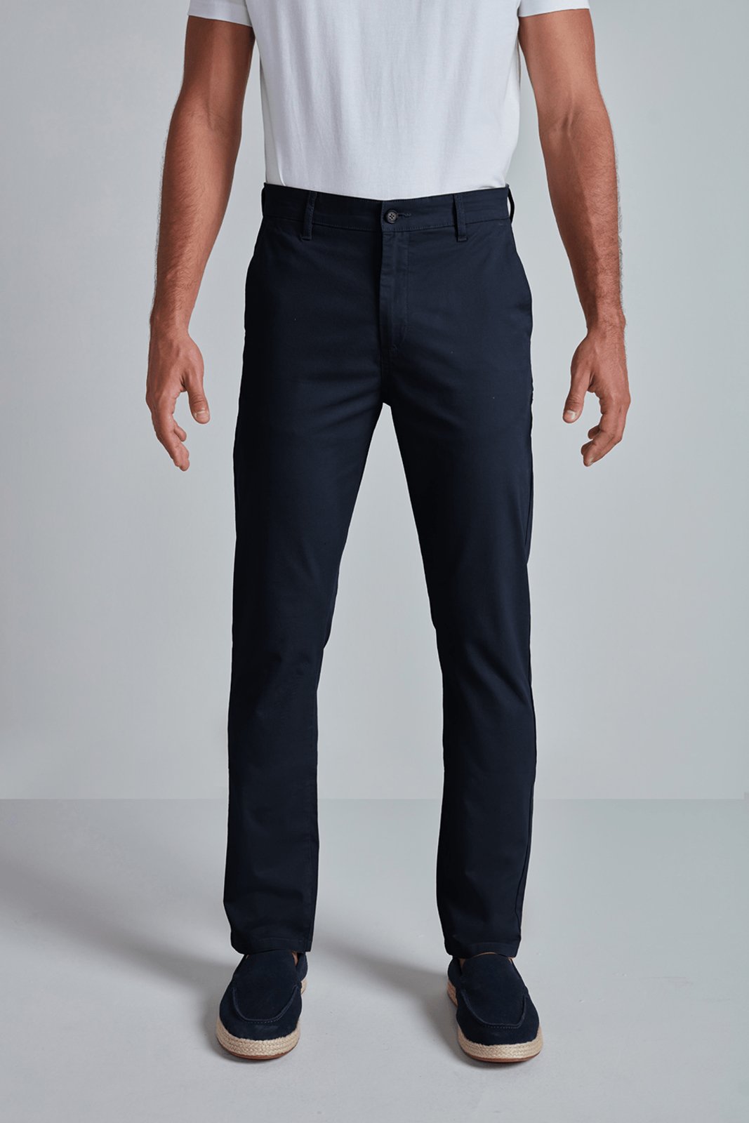HIGHSTIL Calça Chino Slim Fit – Azul Marinho
