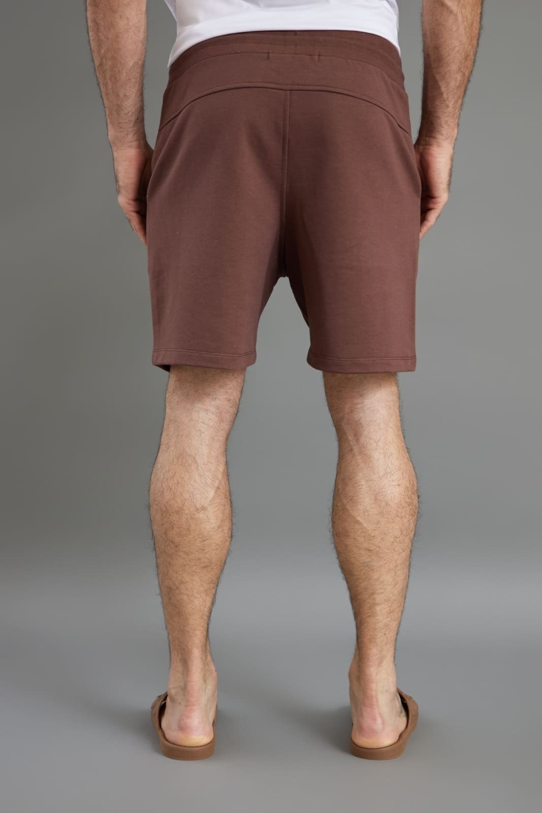 Vista 3 Bermuda Moletom Masculina Com Elástico e Cordão Dialogo Cafe DIALOGO café
