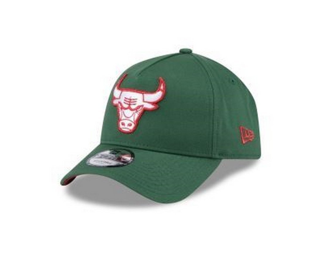 Boné New Era 9FORTY A-FRAME SNAPBACK Chicago Bulls NBA Verde