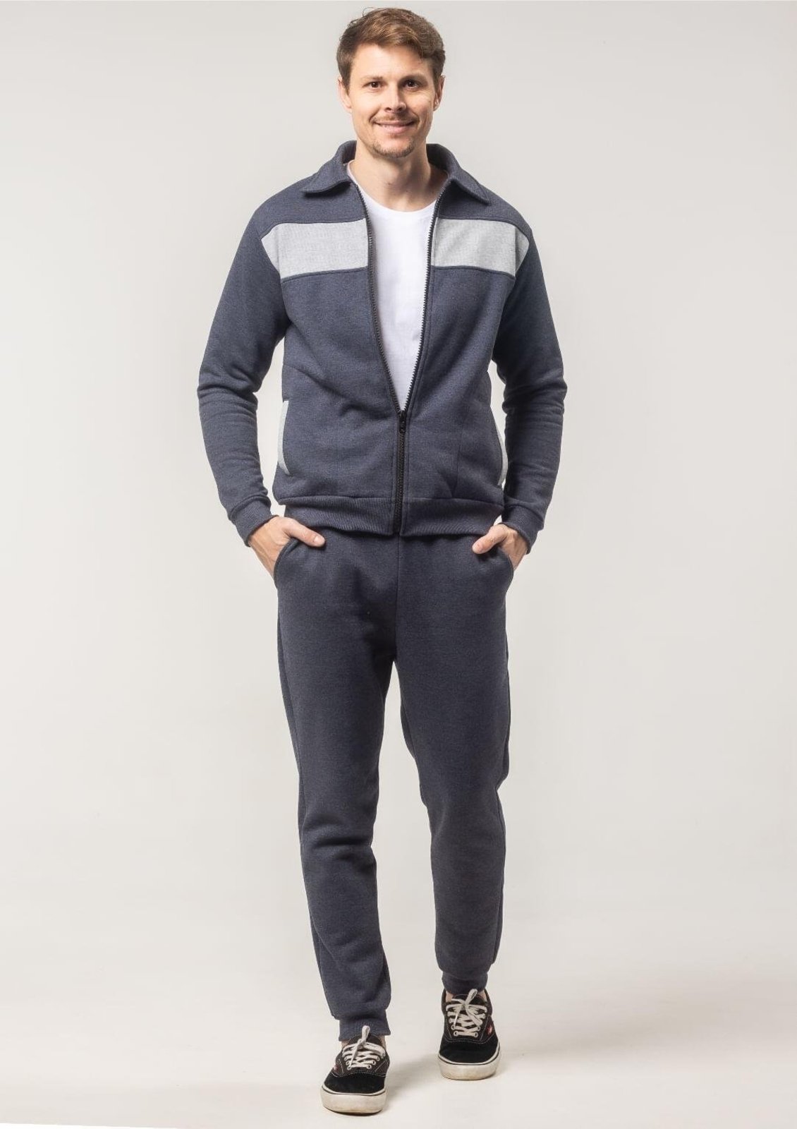 Calça Moletom Masculina | Pau a Pique Azul