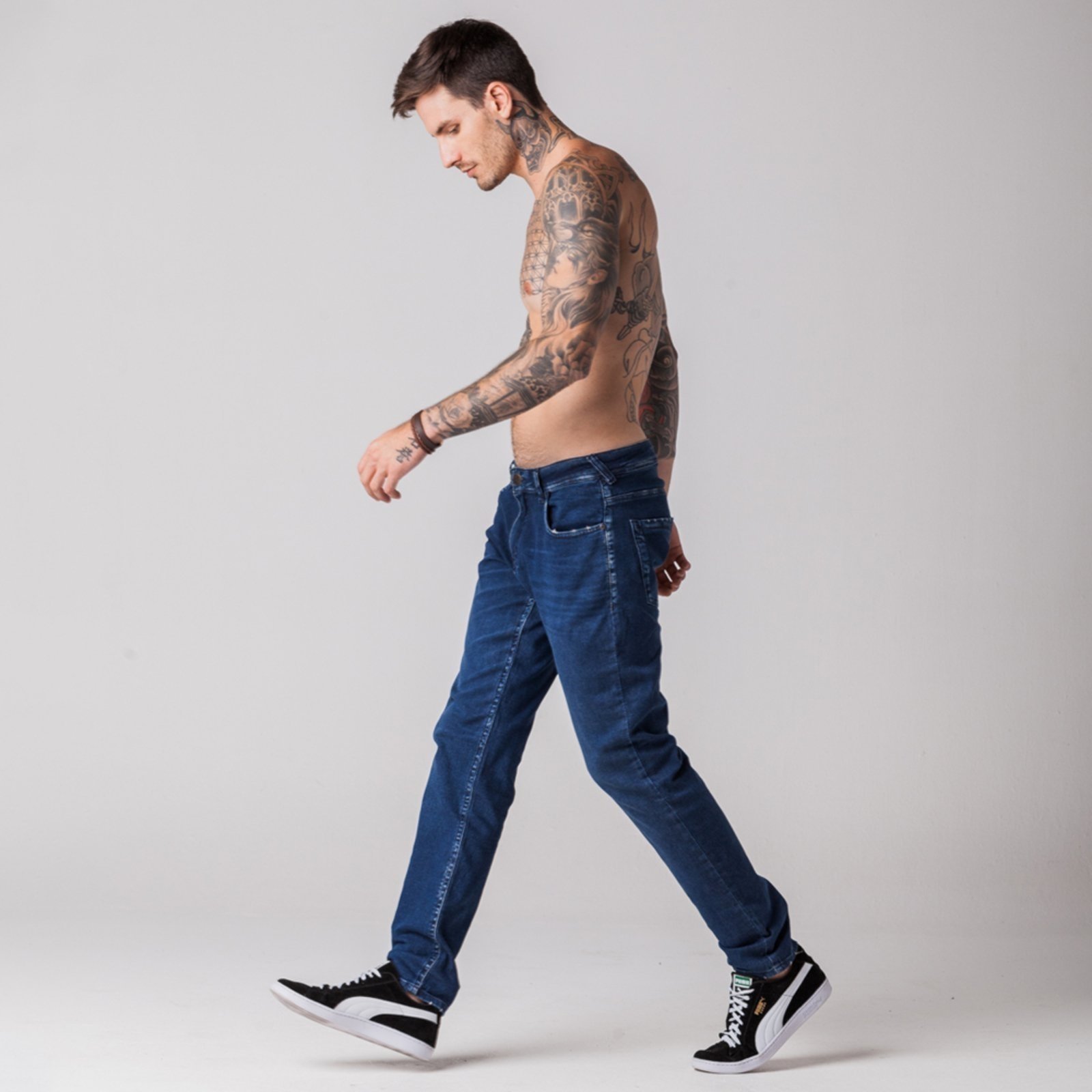Calça Jeans Skinny Endless Rock&Soda JEANS ESCURO