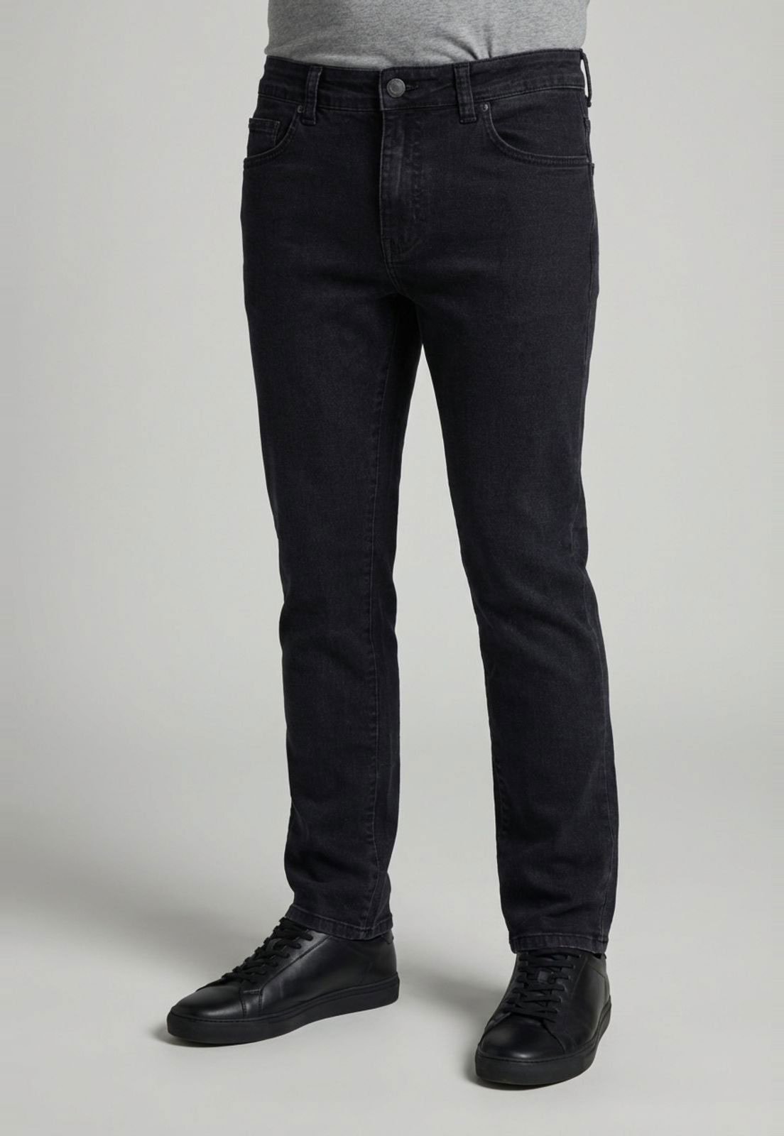 Calça Jeans Masculina Colcci Cintura Média Preta