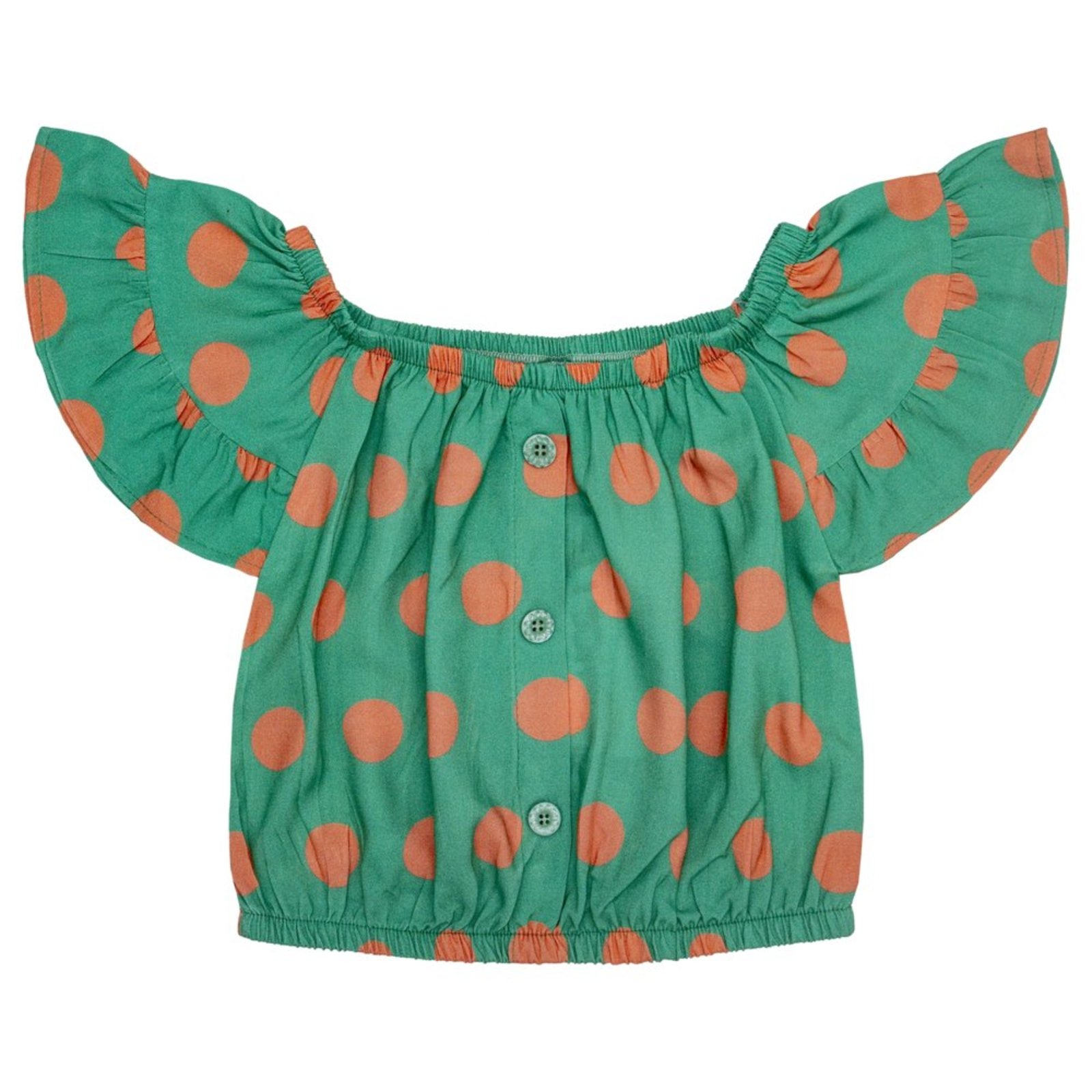 Infantil - Blusa Juvenil Look Jeans Viscose Verde