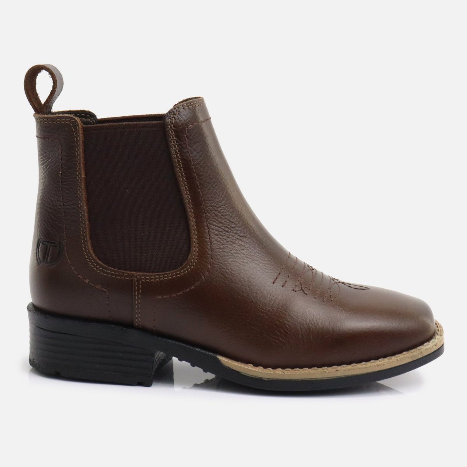 Botina Tito Borges Linha Premium Bota Country Conforto e Estilo Café