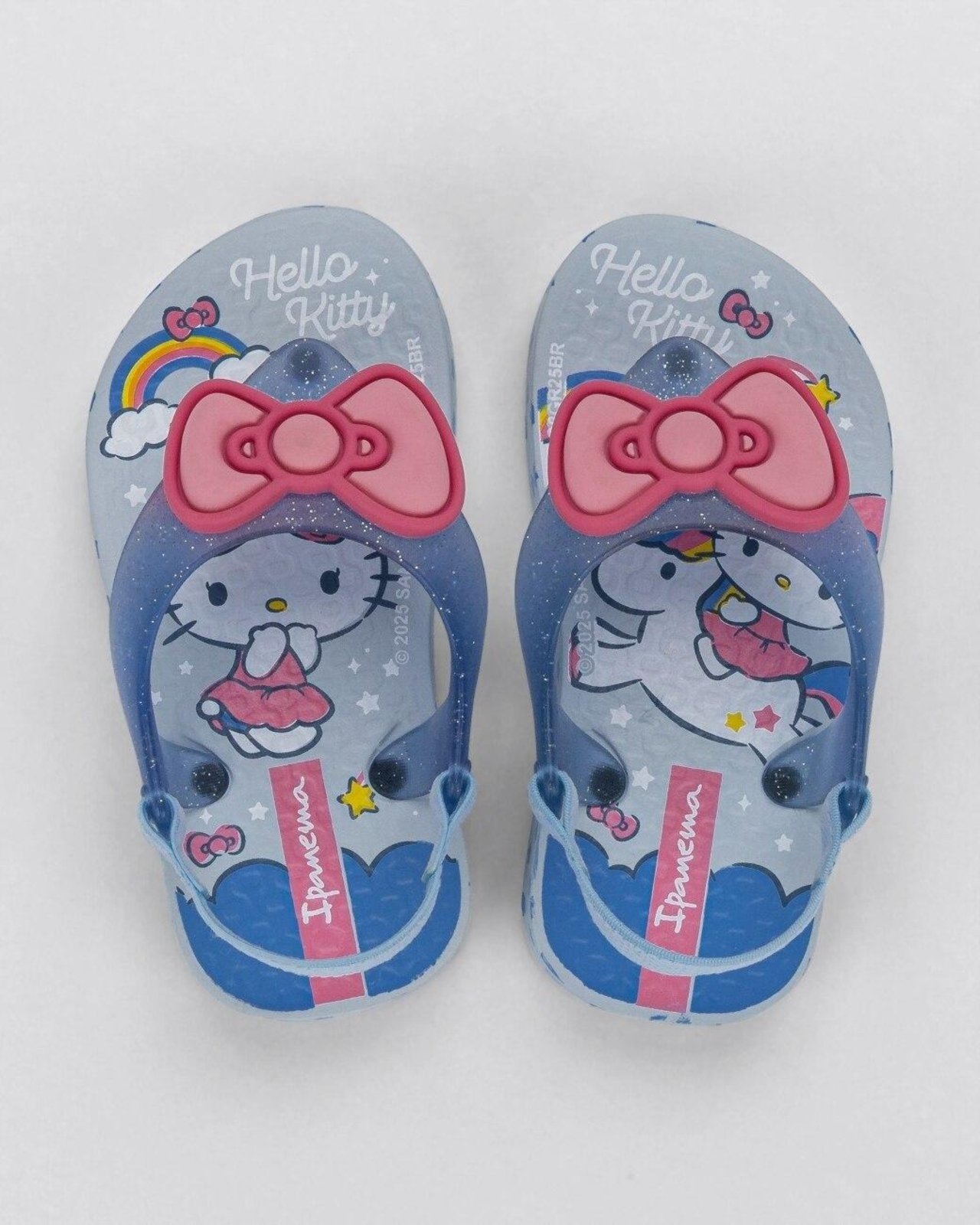 Vista 2 Infantil - Chinelo Ipanema Hello Kitty Funny azul Ipanema azul