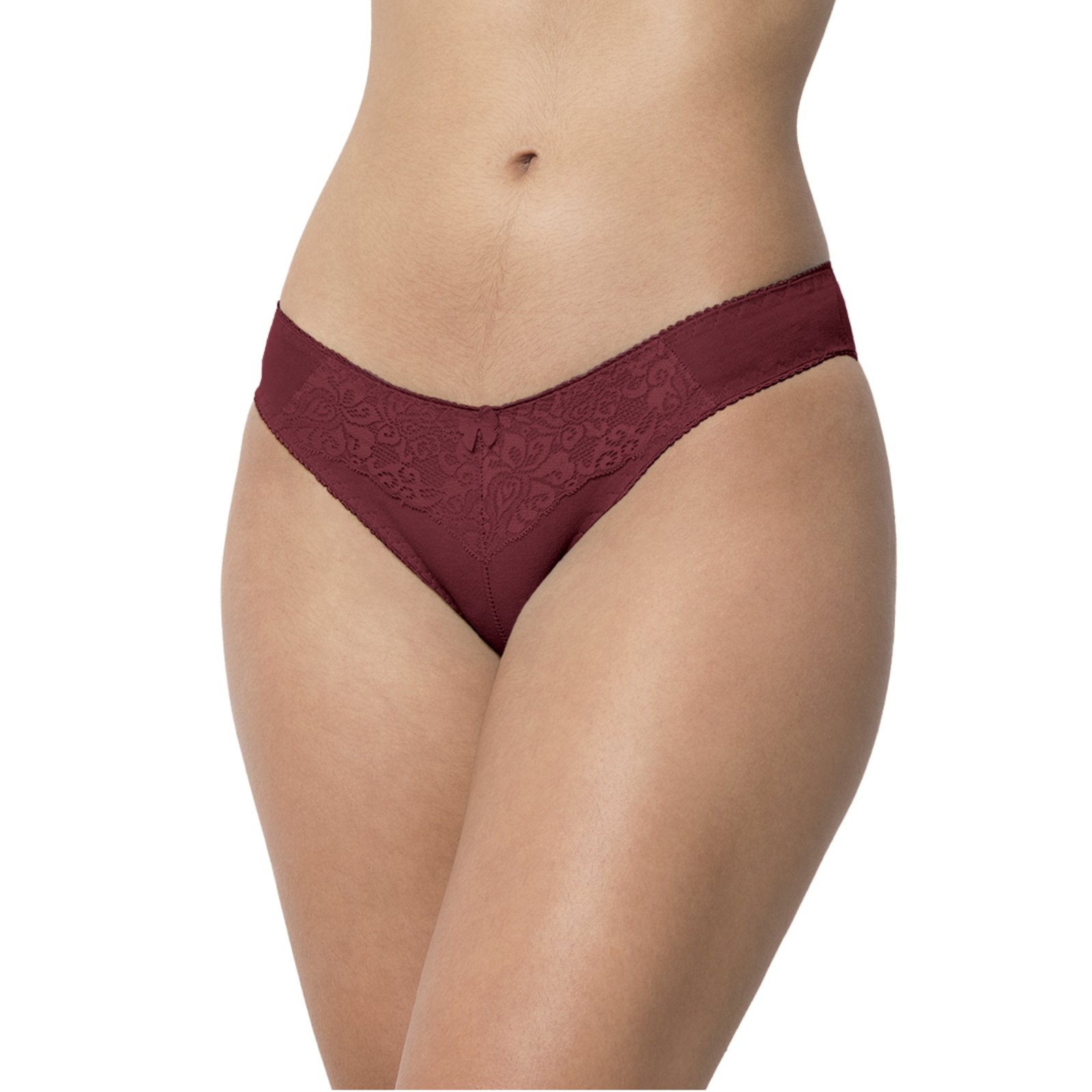 Calcinha Gabi Lingerie Cotton Confortável Modalagem Perfeita Forro 100% Algodão Rubro