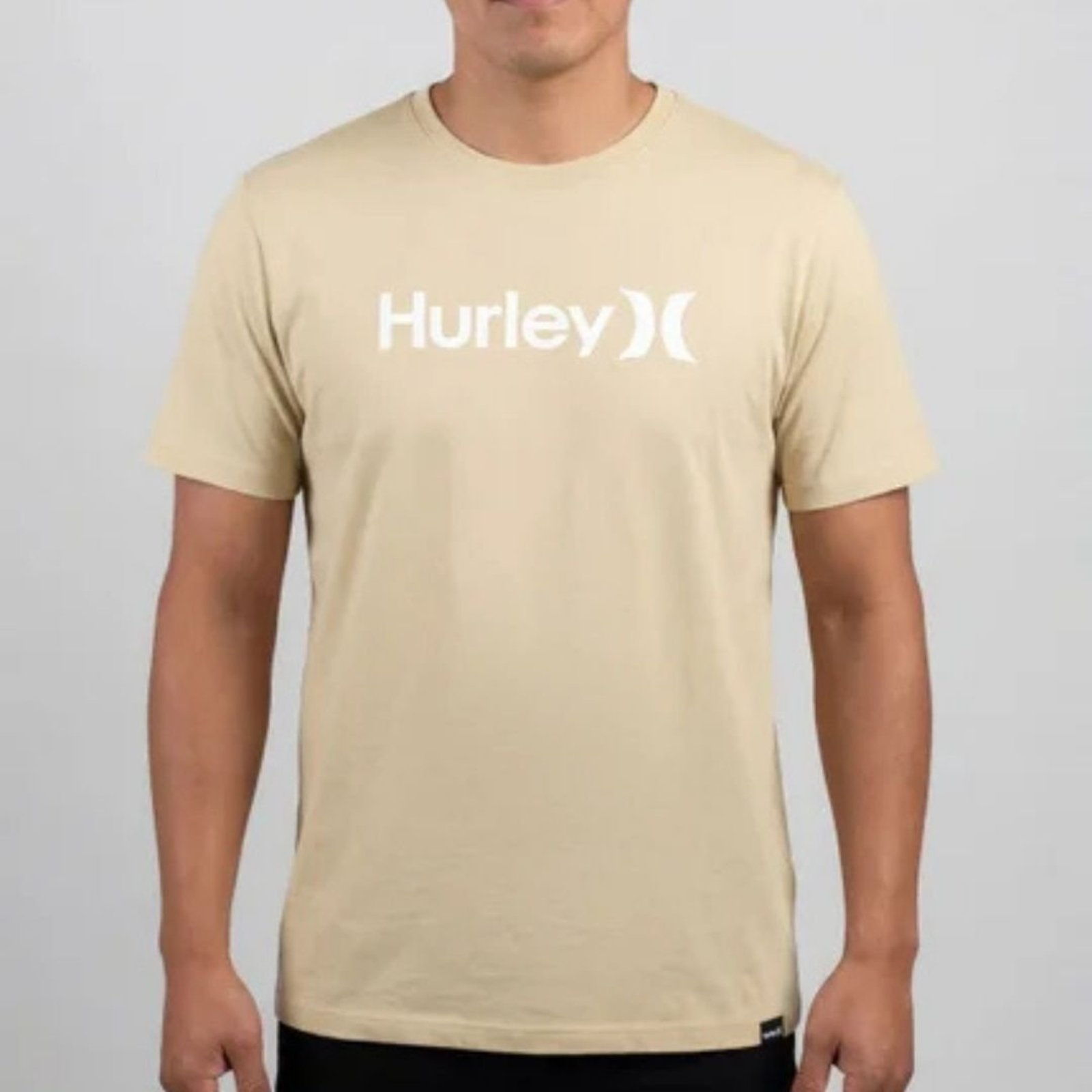 Camiseta Hurley O&O Solid - BEGE