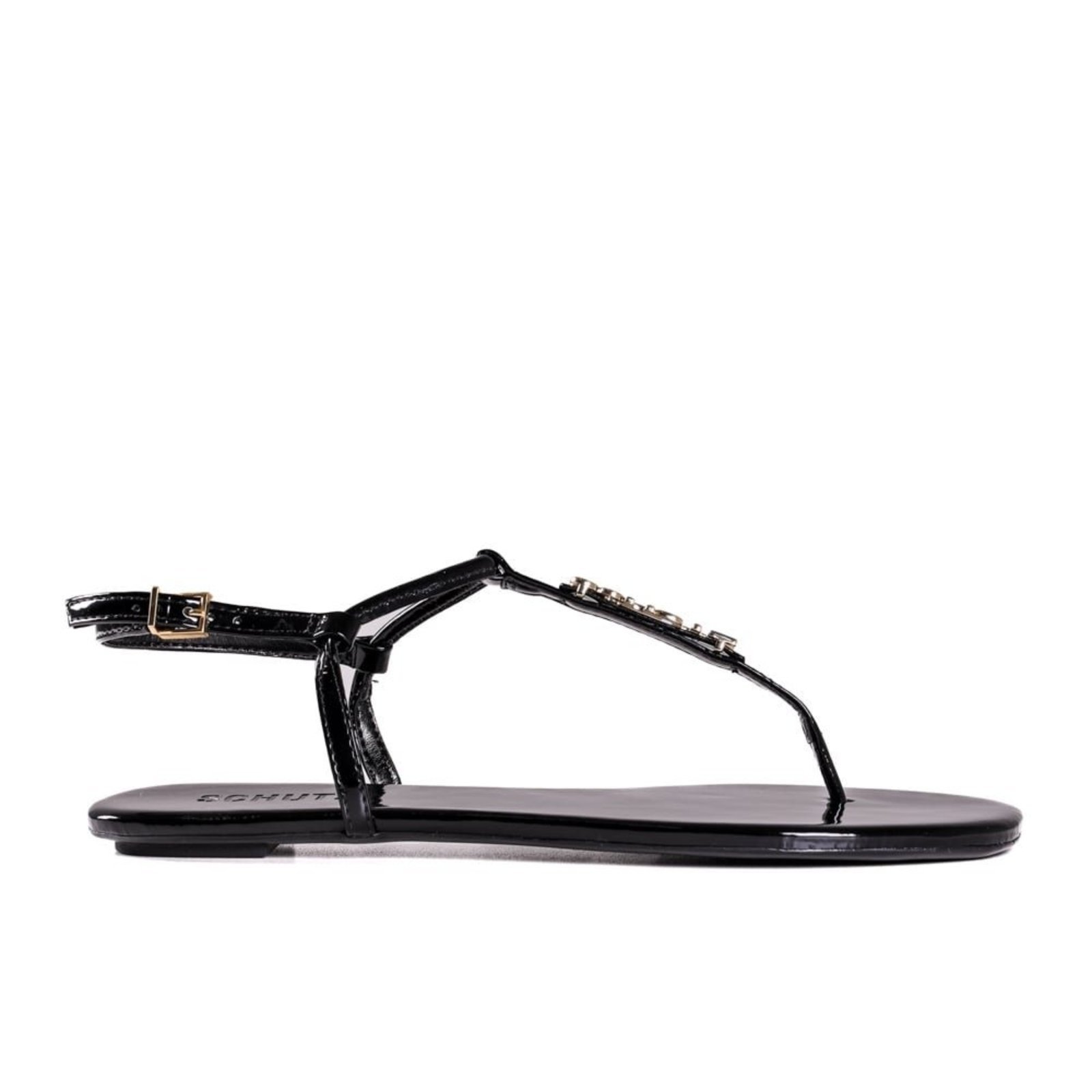 Sandália Rasteira Schutz 011680089 Schutz Preto