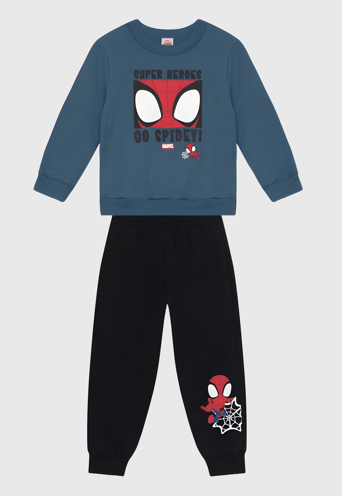 Conjunto Brandili Homem-Aranha Azul