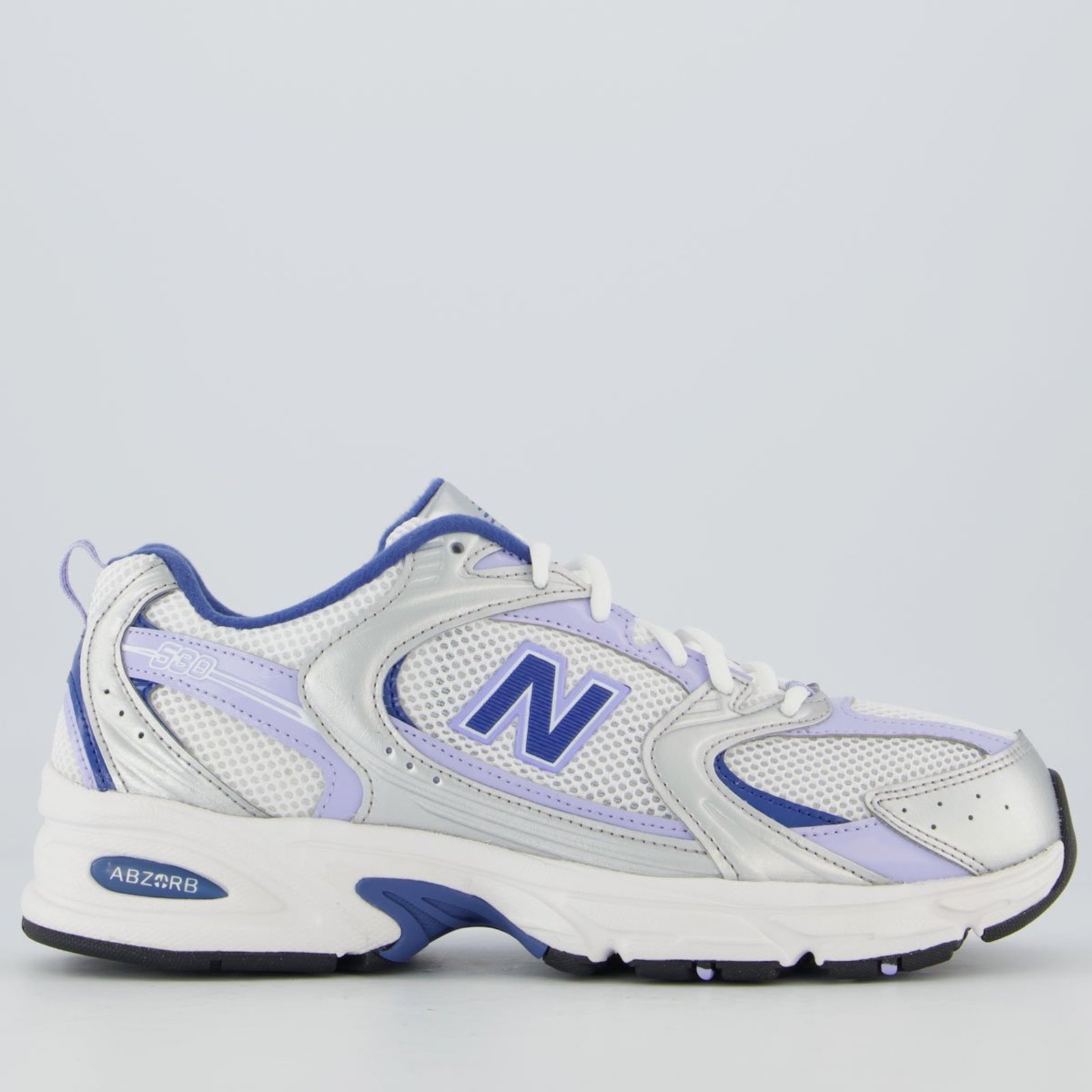 Tênis New Balance 530 Prata e Lilás