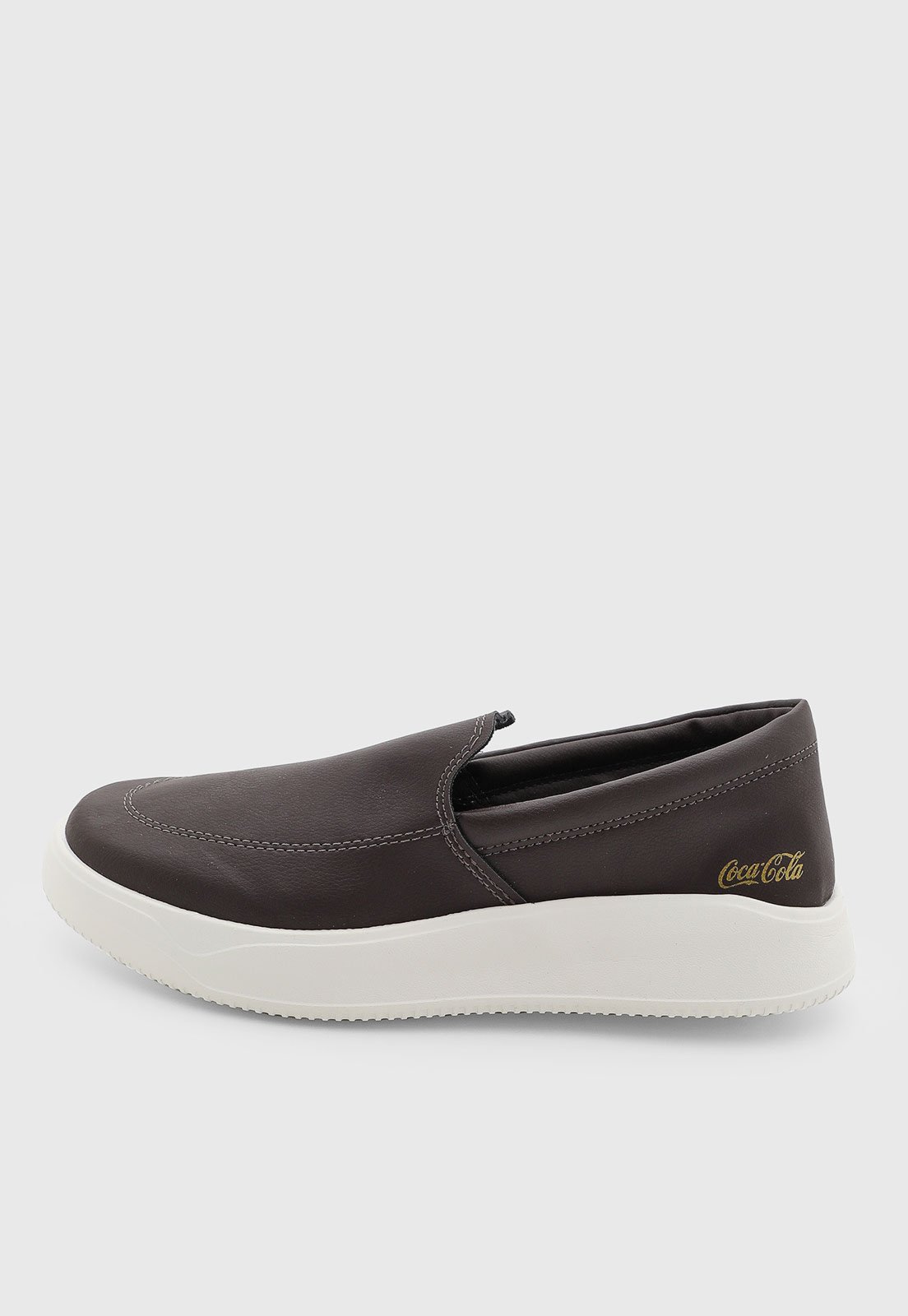 Tênis Masculino Coca Cola Slip On Marrom