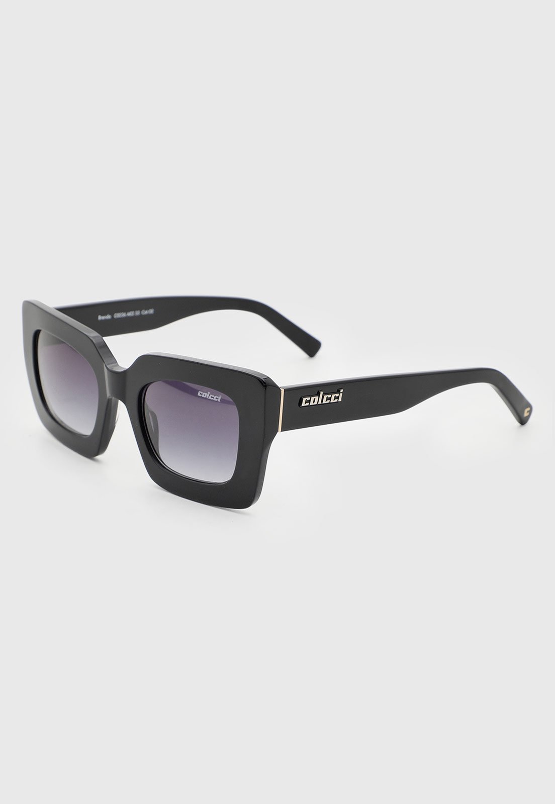 Óculos de Sol Colcci Quadrado Acetato Preto
