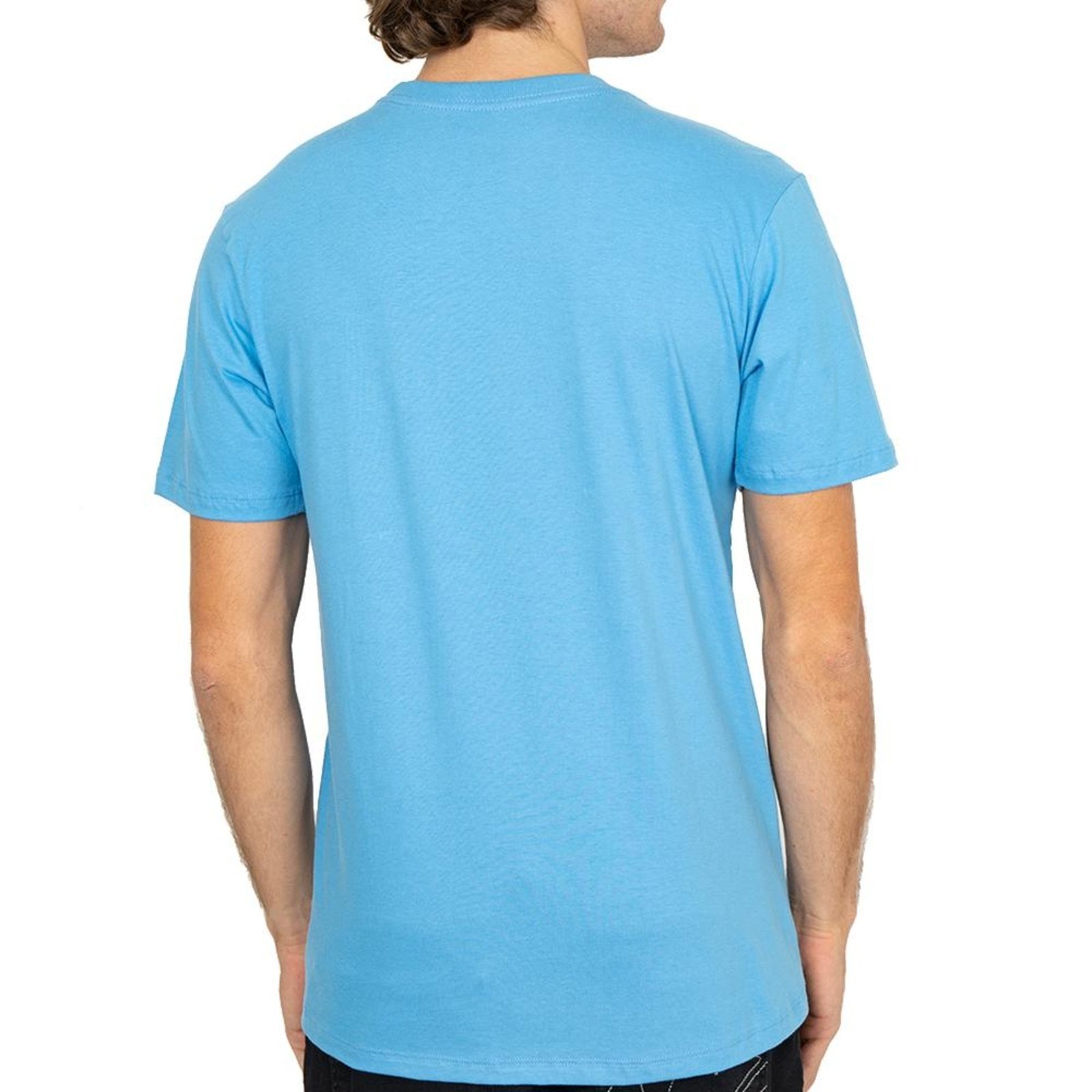 Camiseta Quiksilver Transfer Square SM26 Masculina Azul