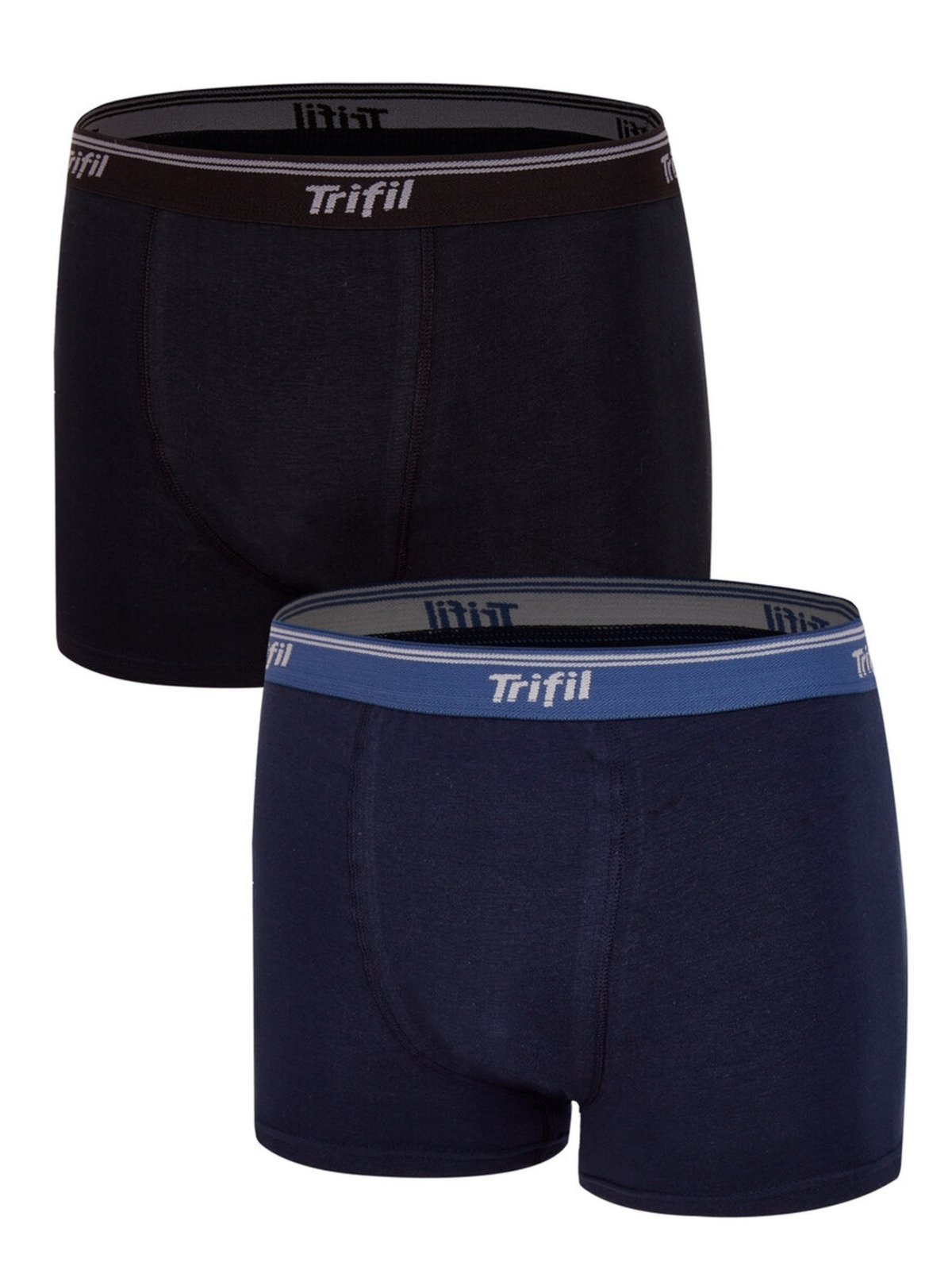 Kit com 2 Cuecas Boxer Trifil 5326 Azul Marinho