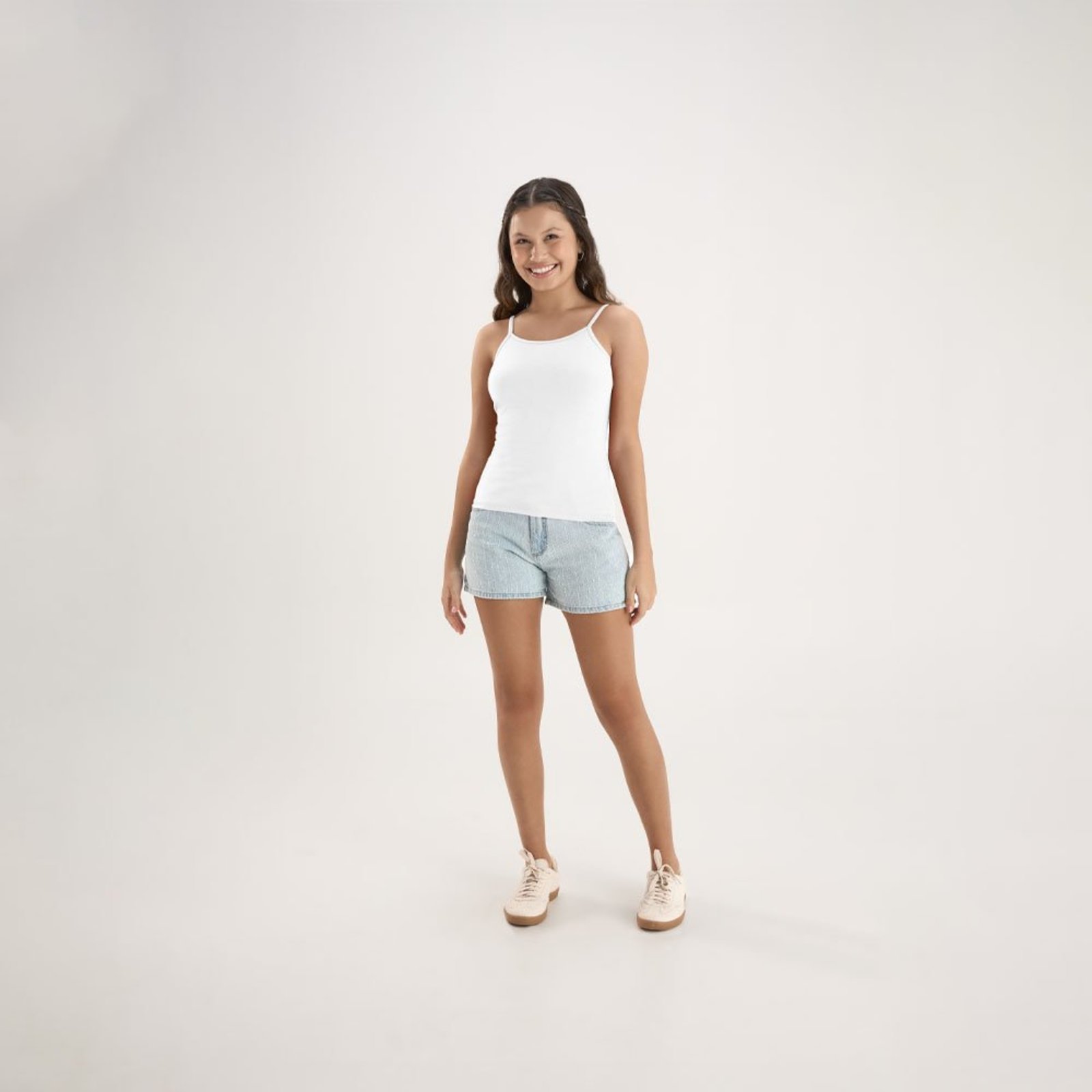 Infantil - Blusa Branco Juvenil Pulla Bulla Menina - 53907-3