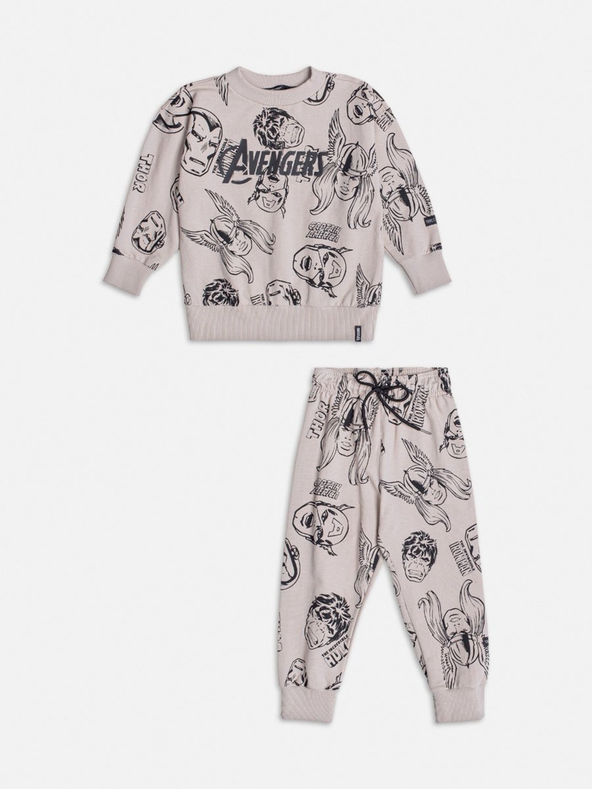 Infantil - Conjunto com Estampa da Marvel de Moletom