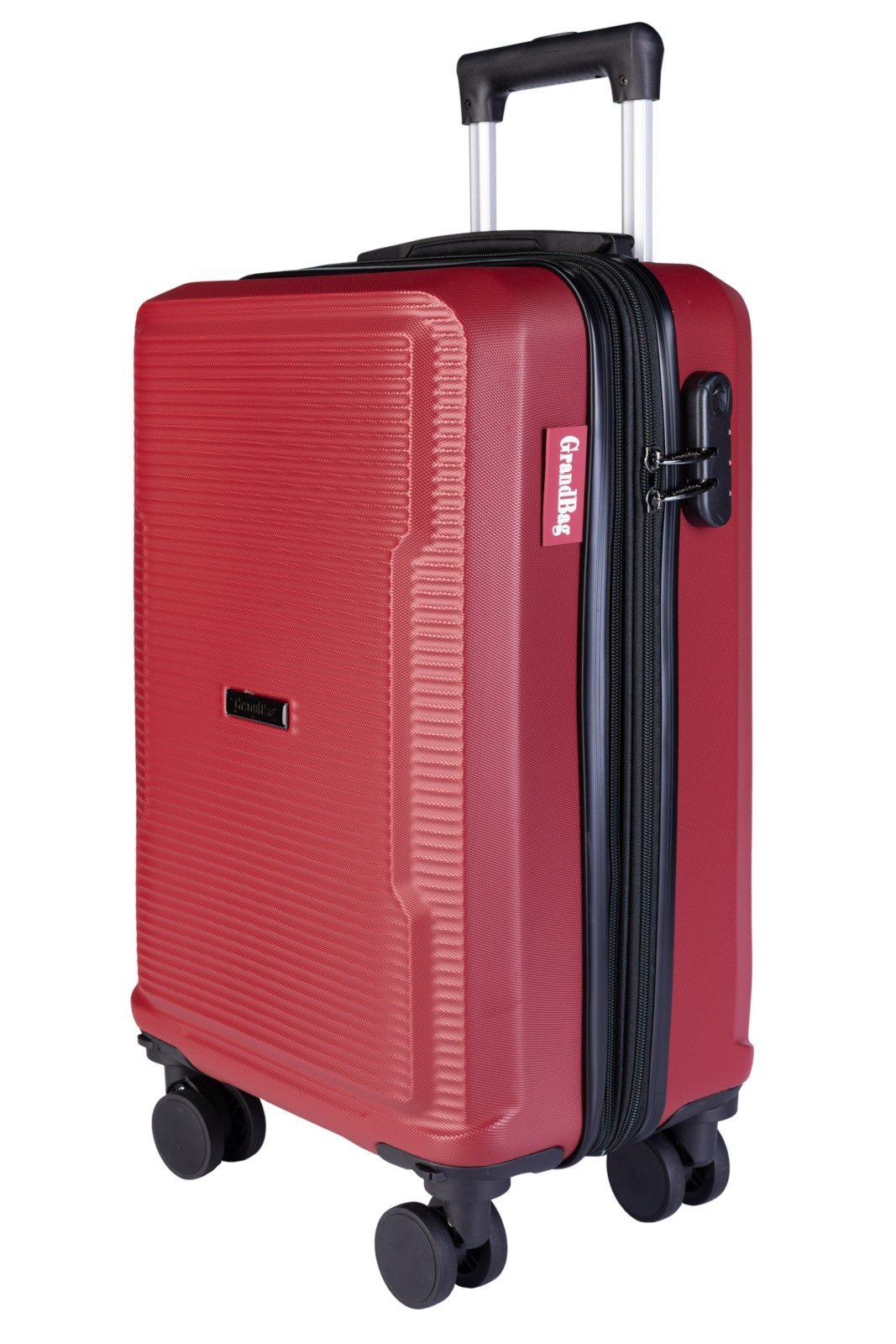 Vista 3 Kit Enluaze 2 Malas De Viagem Abs 20" 24"" Denver - " vermelho Enluaze vermelho