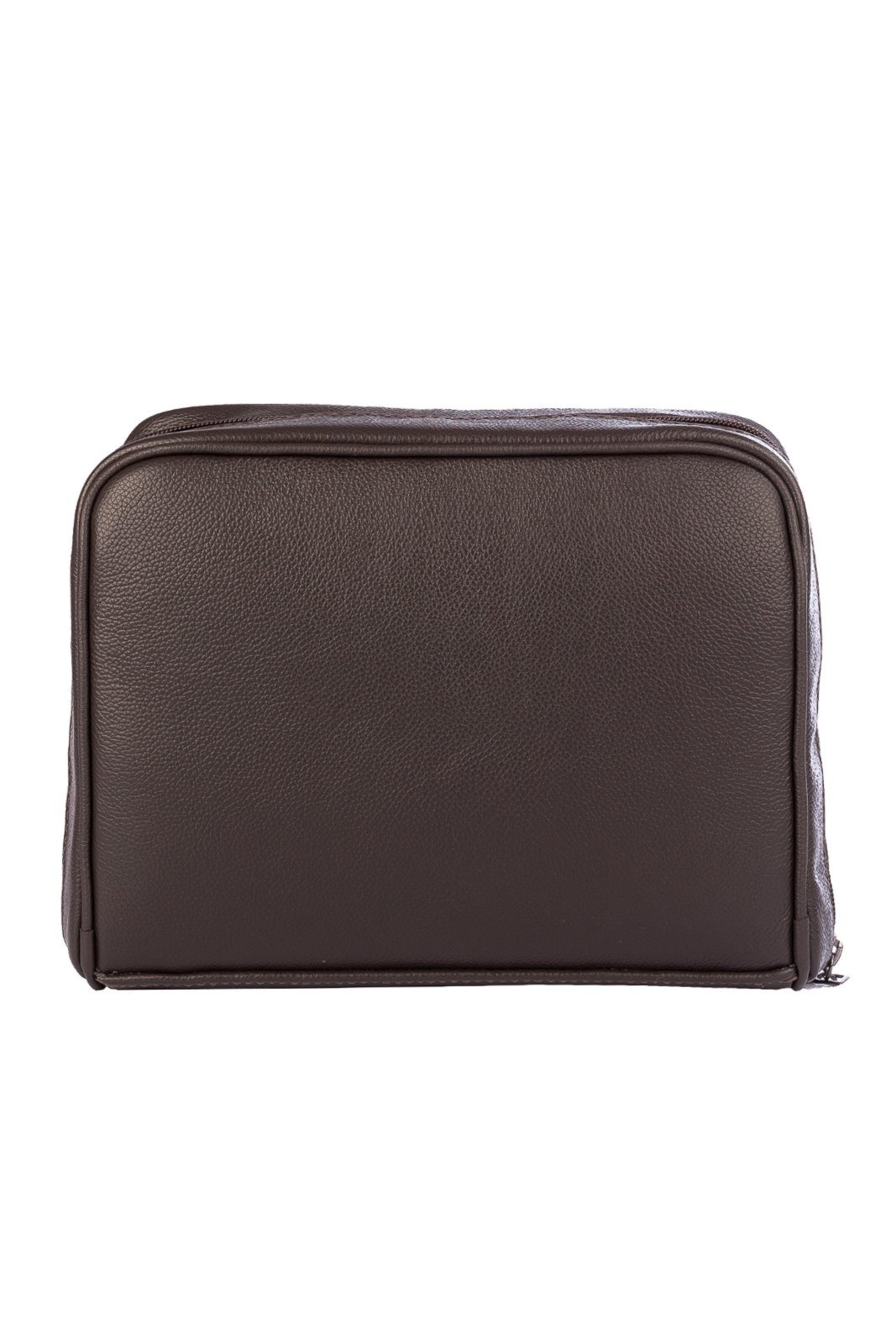 Vista 2 Necessaire porta Bíblia em couro 19,5x25x9cm Vira Vento café Vira Vento café
