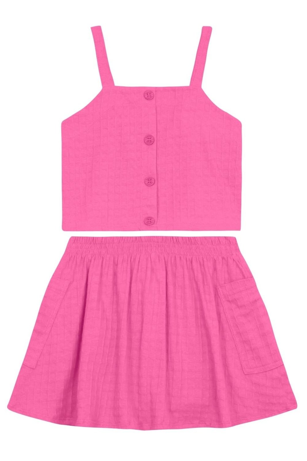 Infantil - Conjunto menina em cotton Brandili
