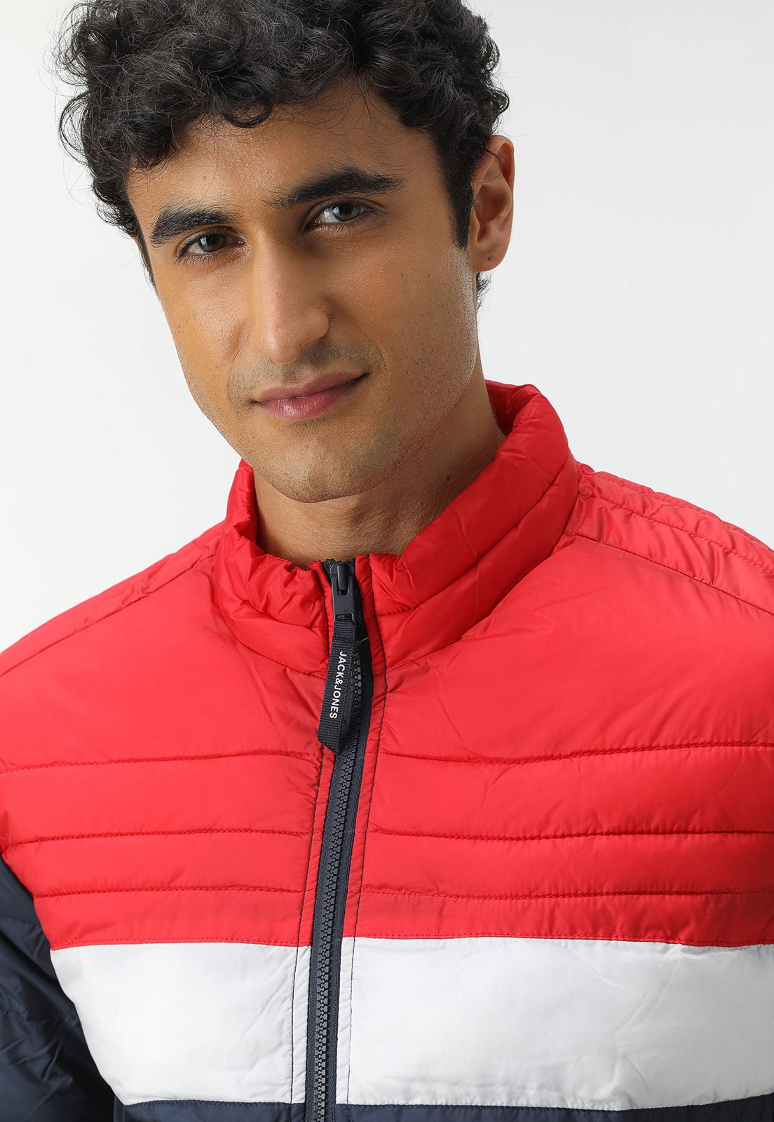 Jaqueta Jack & Jones Matelassê Azul-Marinho