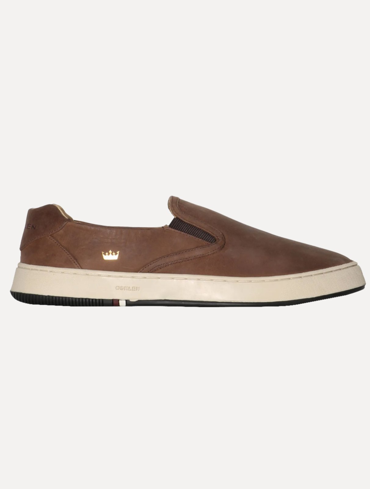 Tênis Osklen Masculino Slip on Bossanova Antique Marrom Café