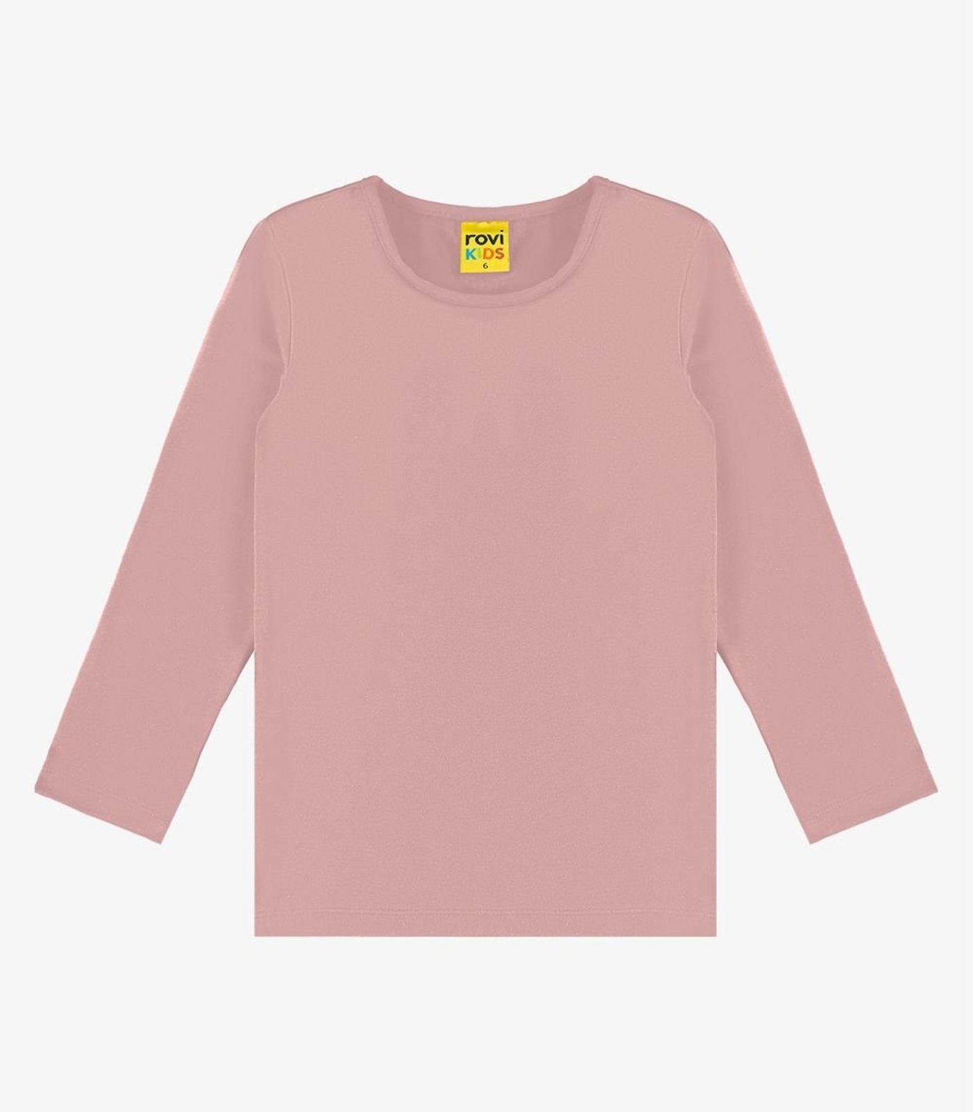 Infantil - Camiseta Menina Manga Longa Térmica Rovi Rosa