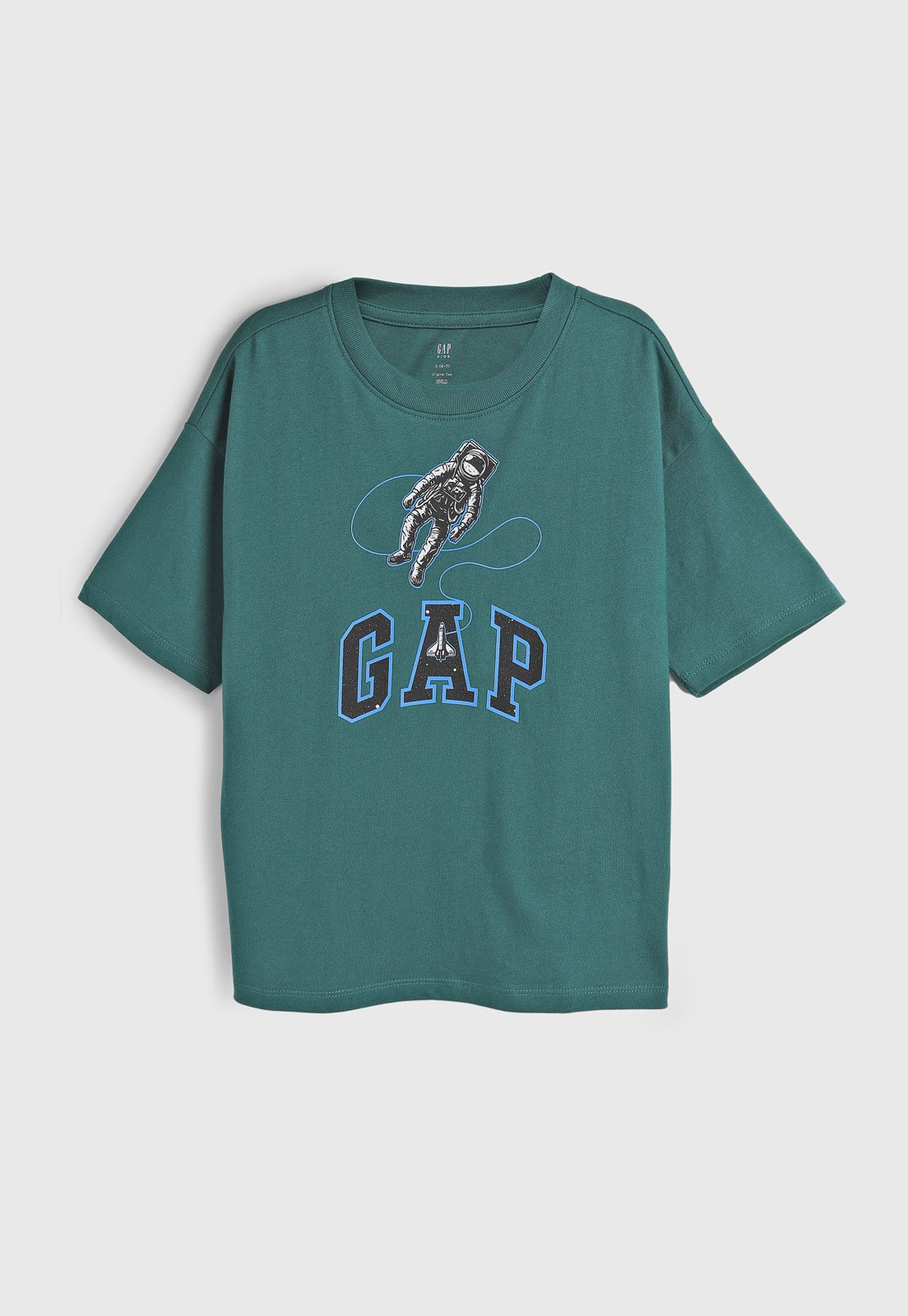 Infantil – Camiseta GAP Astronauta Verde