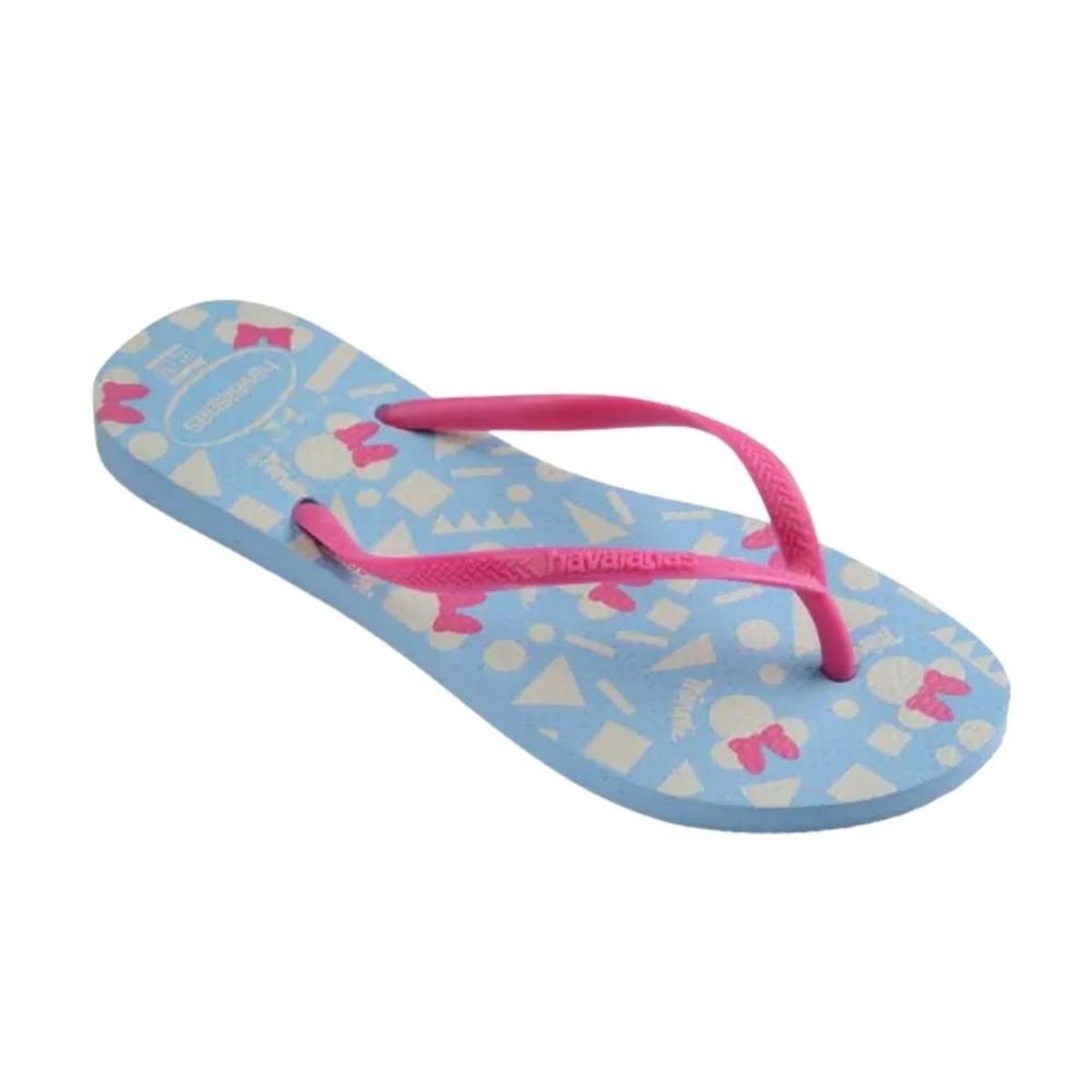 Vista 3 Infantil - Chinelo Dedo Havaianas Slim Disney azul Havaianas azul