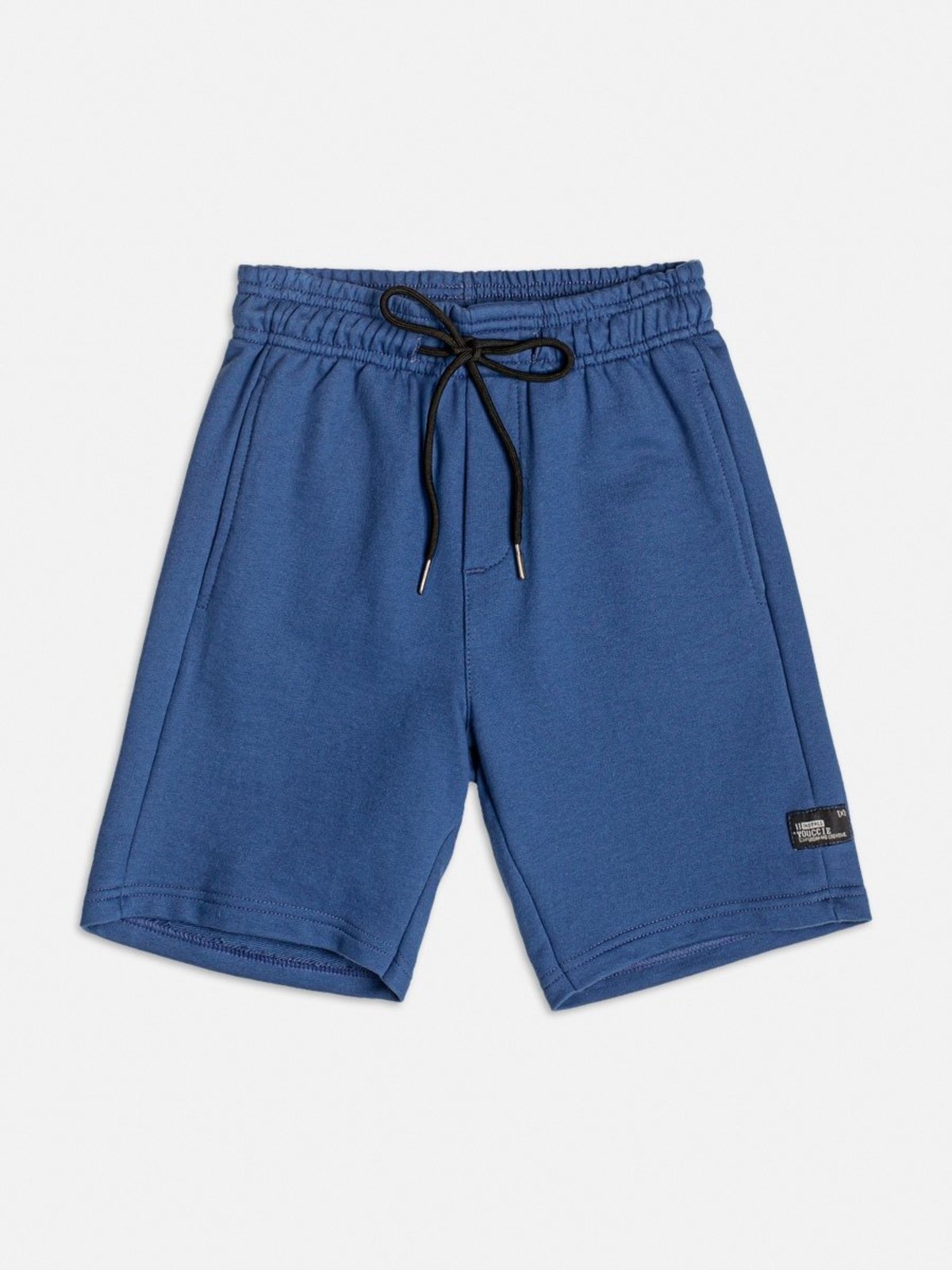 Infantil - Bermuda Marinho de Moletom com Cadarço