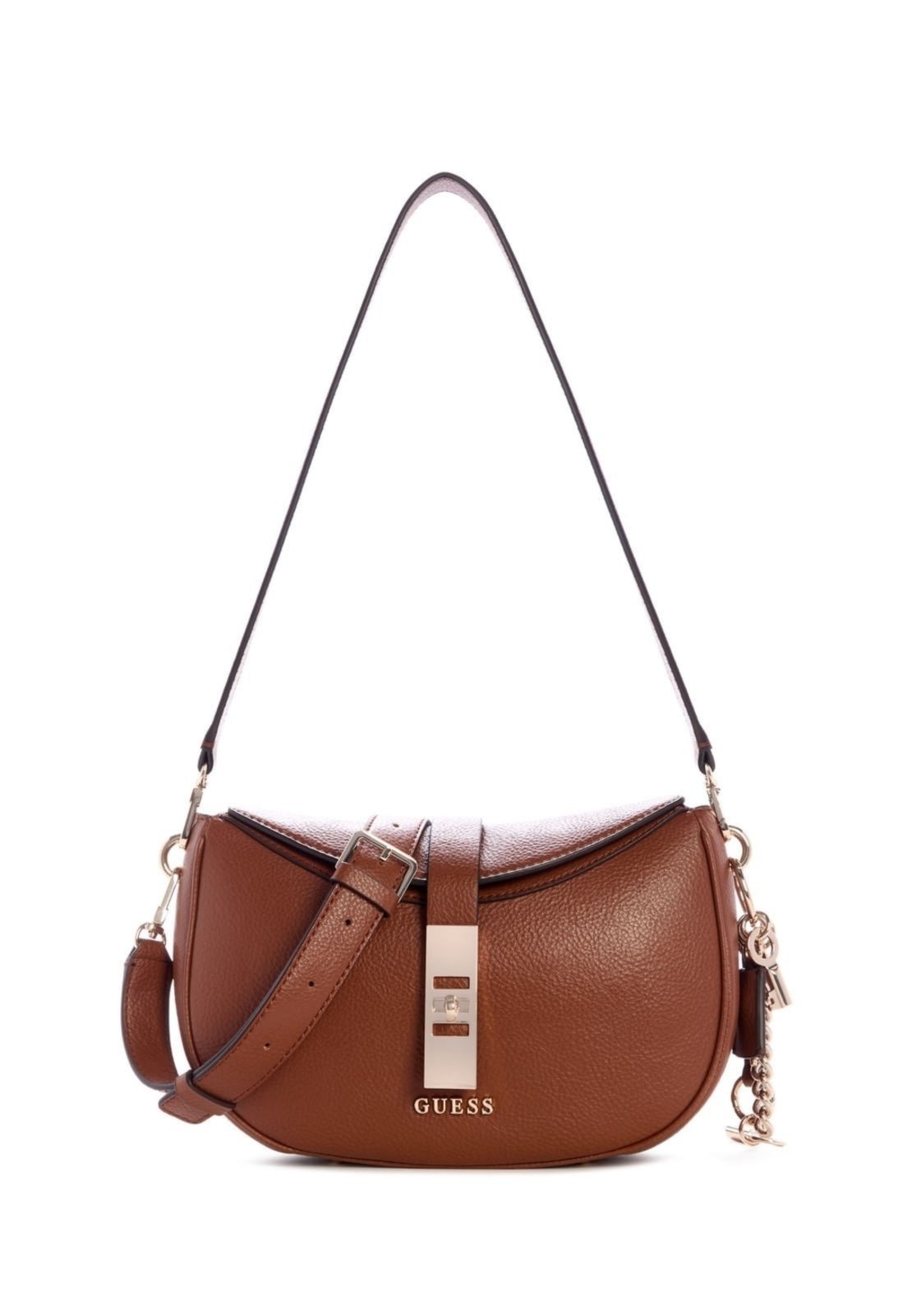 Vista 2 Bolsa Guess Brooke Shoulder Bag marrom Guess marrom