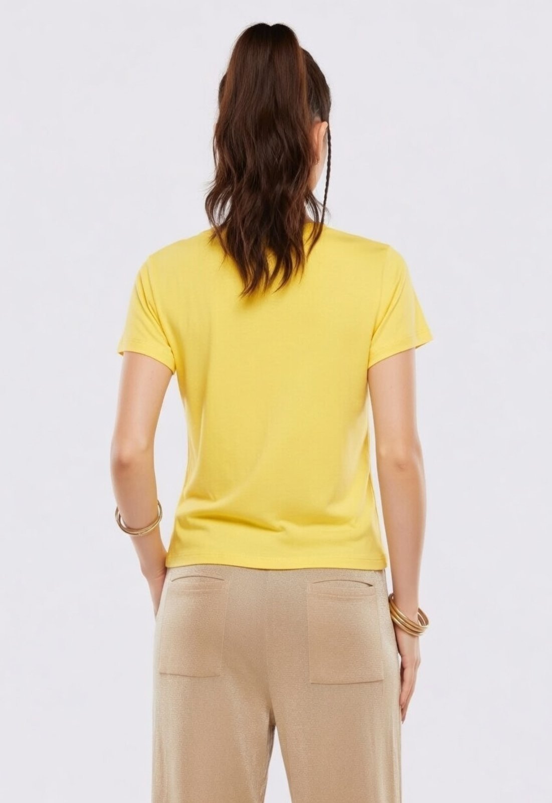 Vista 3 Camisa D Bell Outlet Fashion Brasil amarelo D BELL OUTLET FASHION amarelo