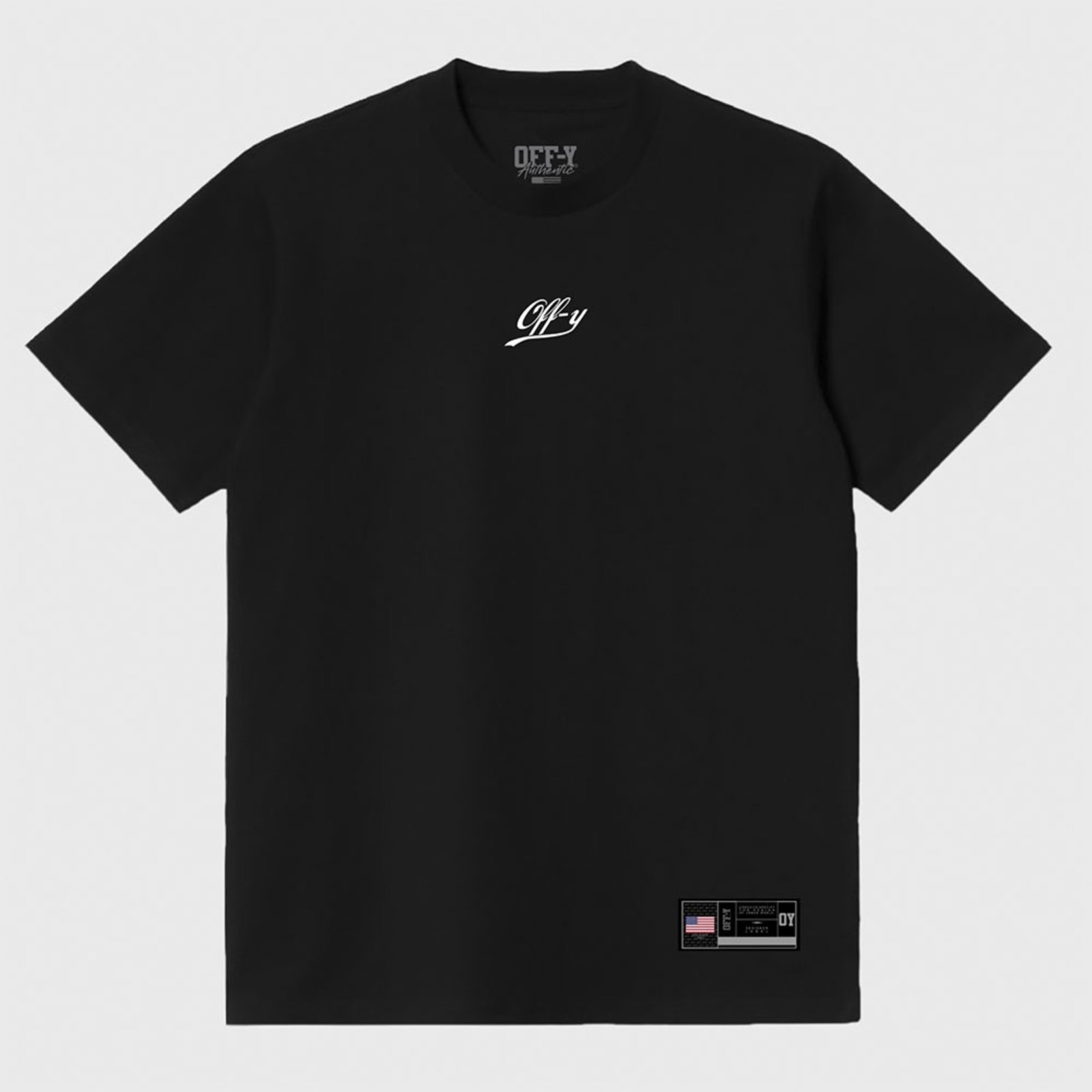 Camiseta Oversized Streetwear College logo Preta Off-Y