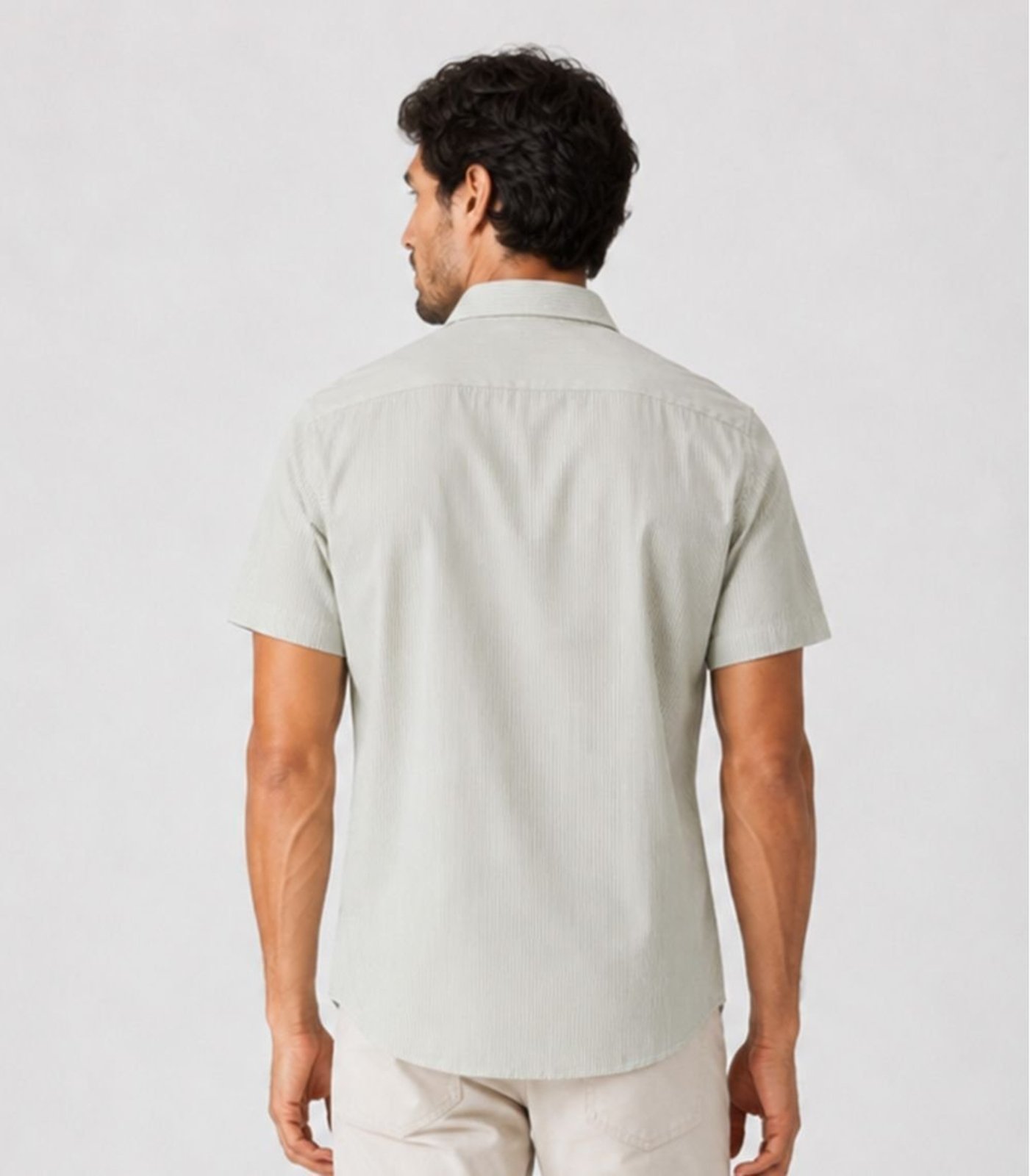Vista 3 Camisa Masculina Diametro verde Diametro verde