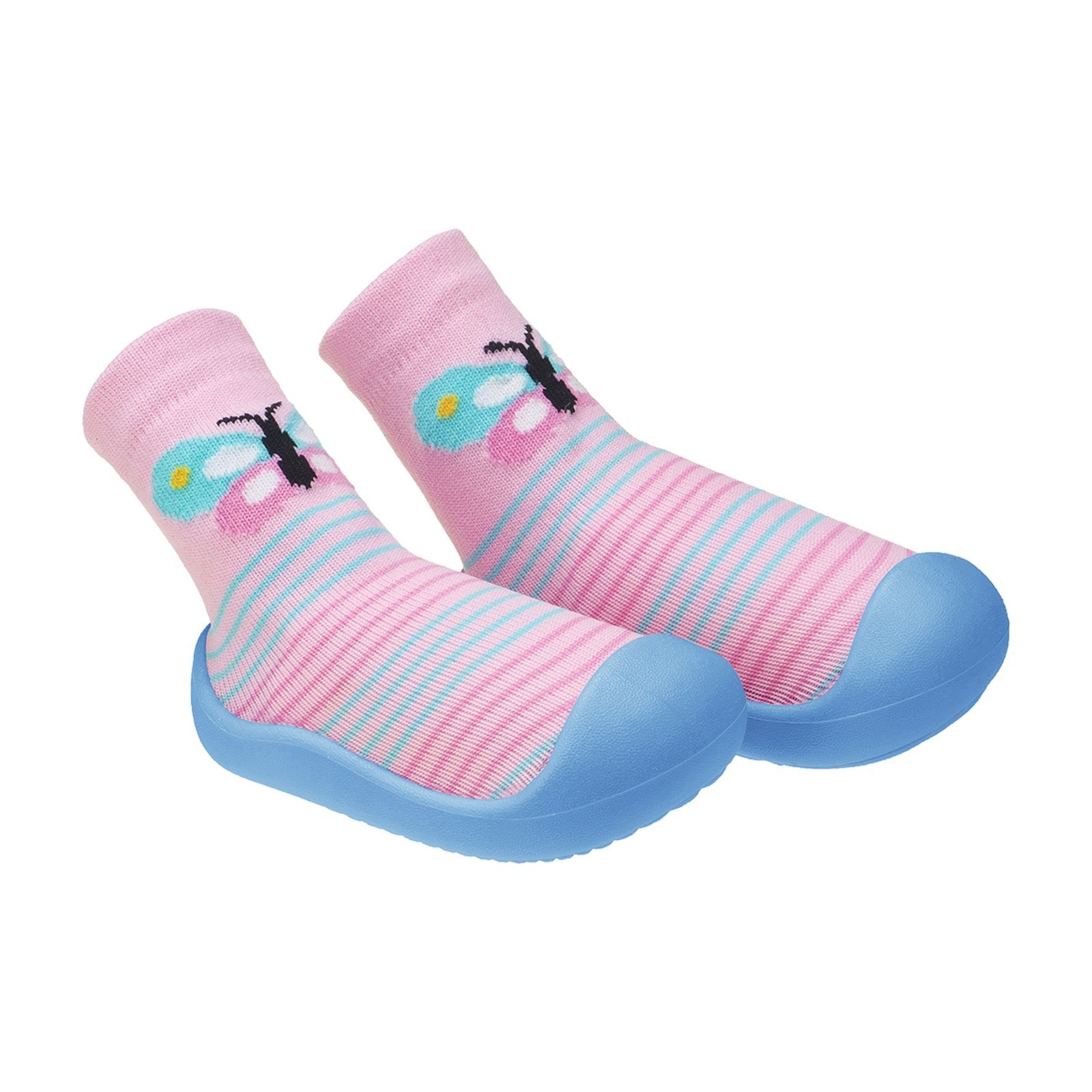 Vista 3 Infantil - Meia com sola Solzim baby para meninas SOLZIM CALÇADOS rosa SOLZIM CALÇADOS rosa