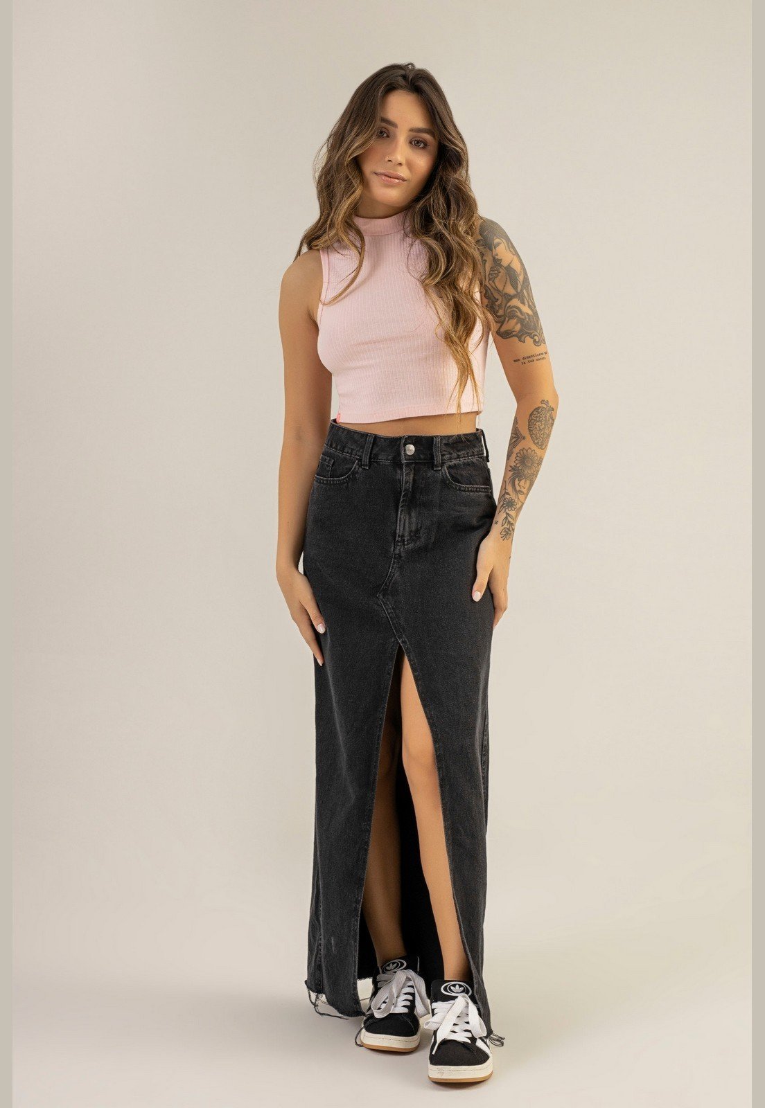 Cropped Gola Alta para Adultos The Philippines Rosa