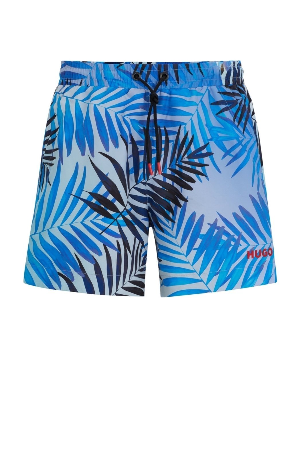 Shorts De Banho Totalmente Forrados Com Estampa Sazonal Azul – P – S