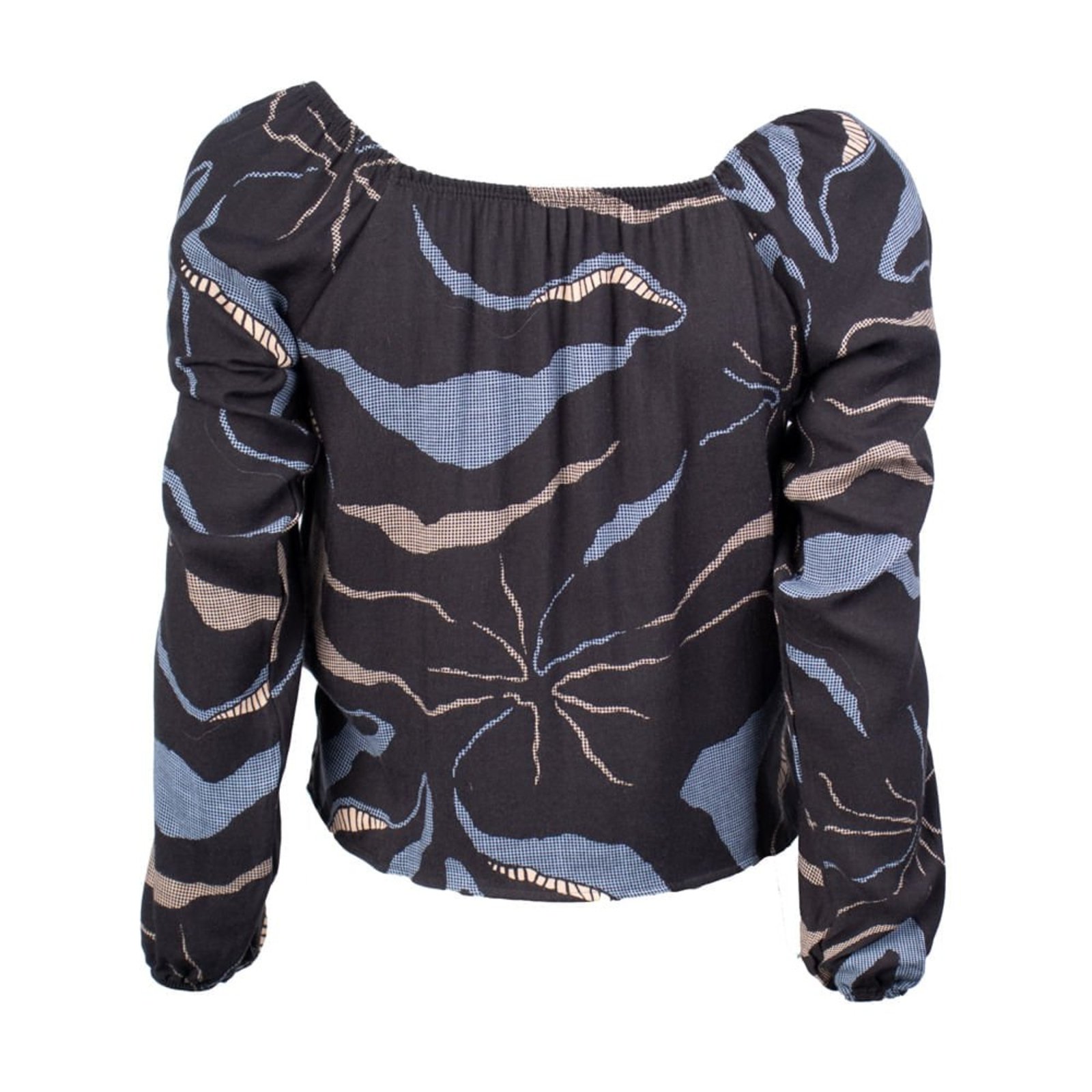Vista 3 Bata Feminina Habana Estampada Preta preto Habana preto