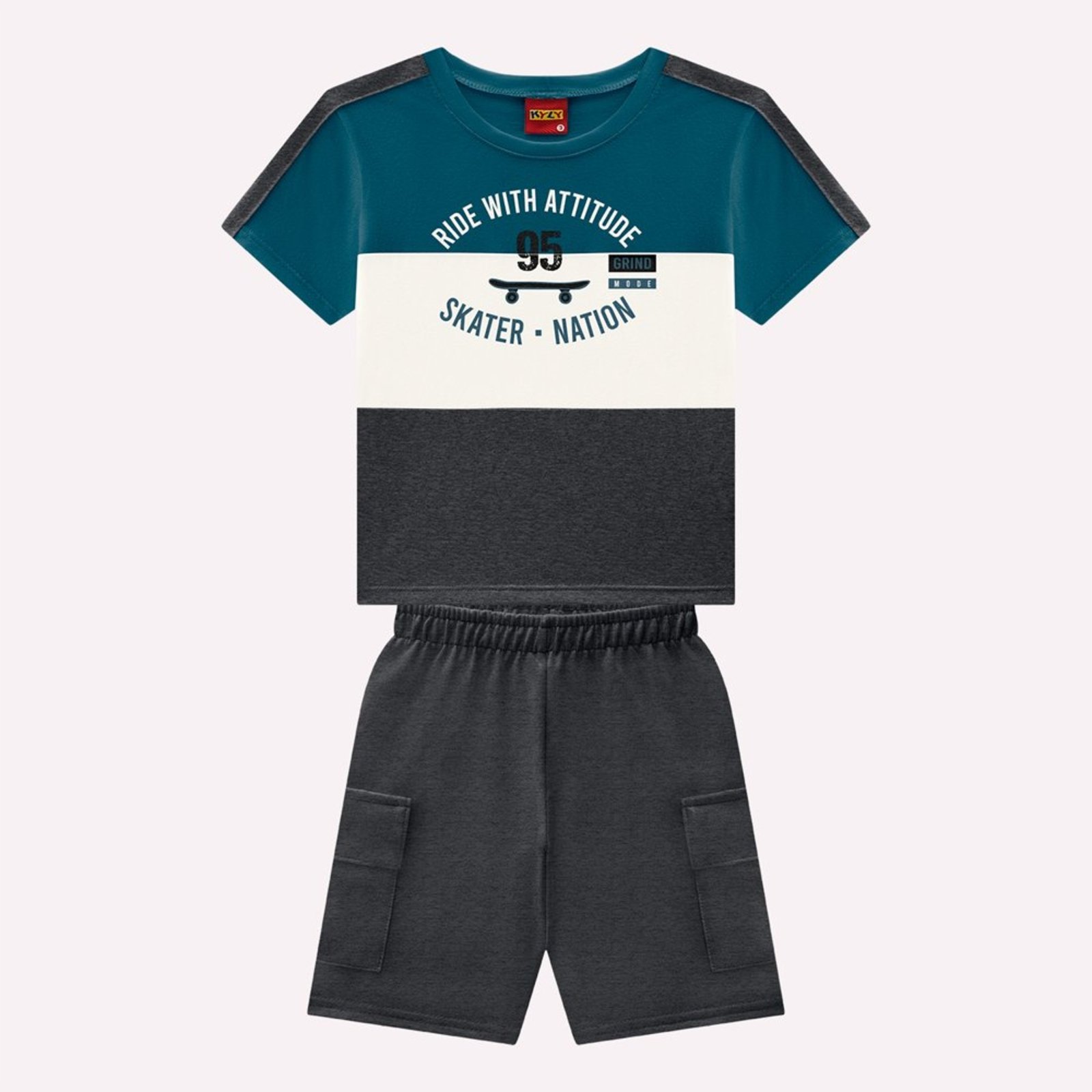 Infantil - Conjunto Menino Skate Kyly