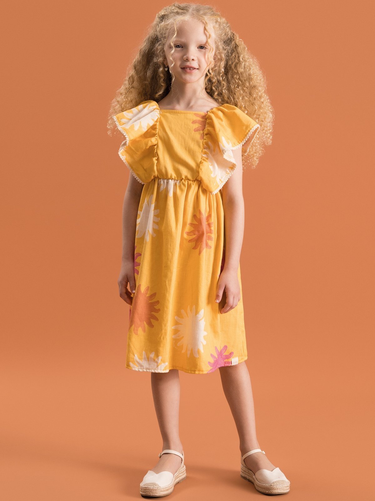 Infantil – Vestido Bugbee em Algodão com Lyocel Estampado
